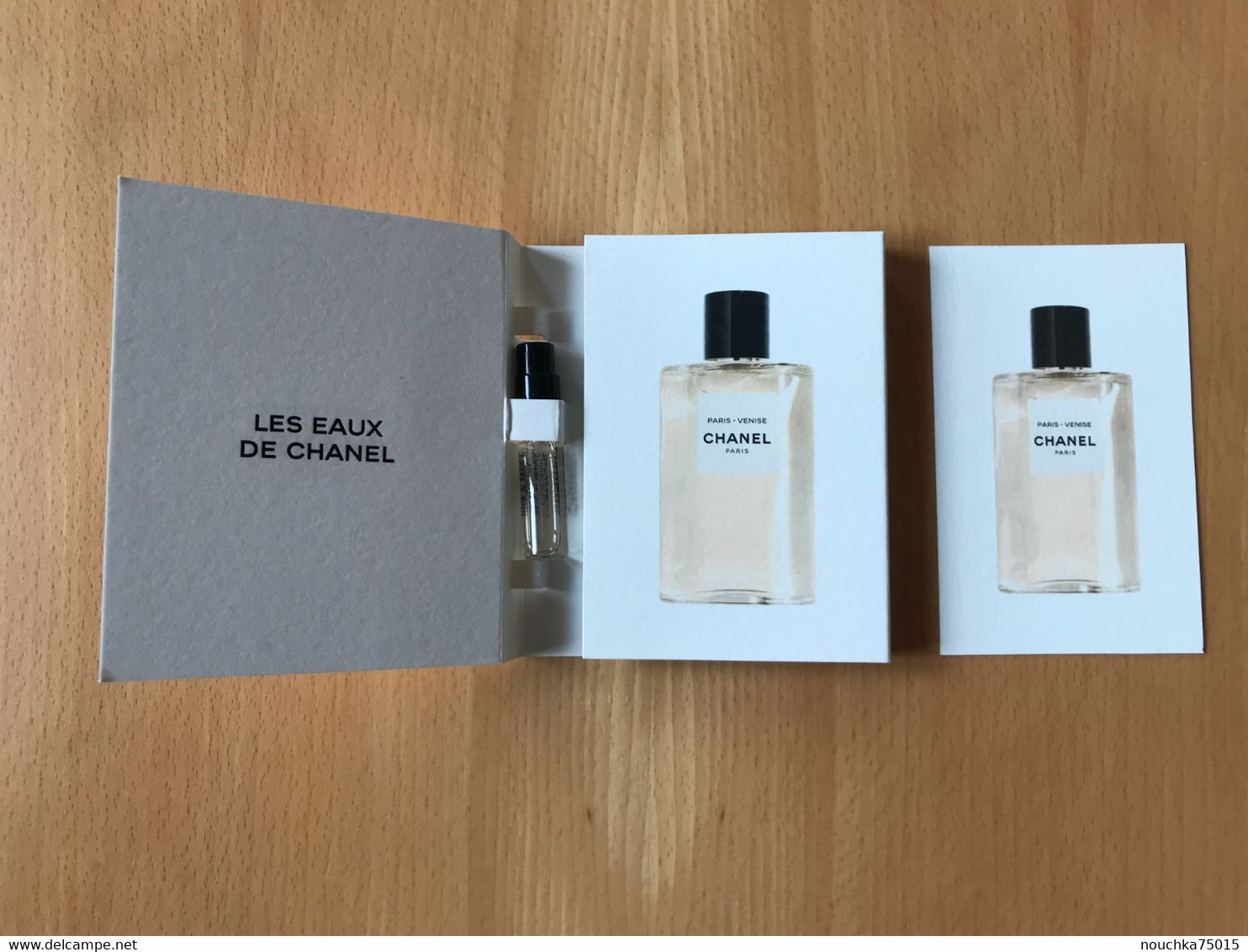 Chanel - Les Eaux, Paris-Venise, échantillon Triple, Modèle 1 - Parfumproben - Phiolen