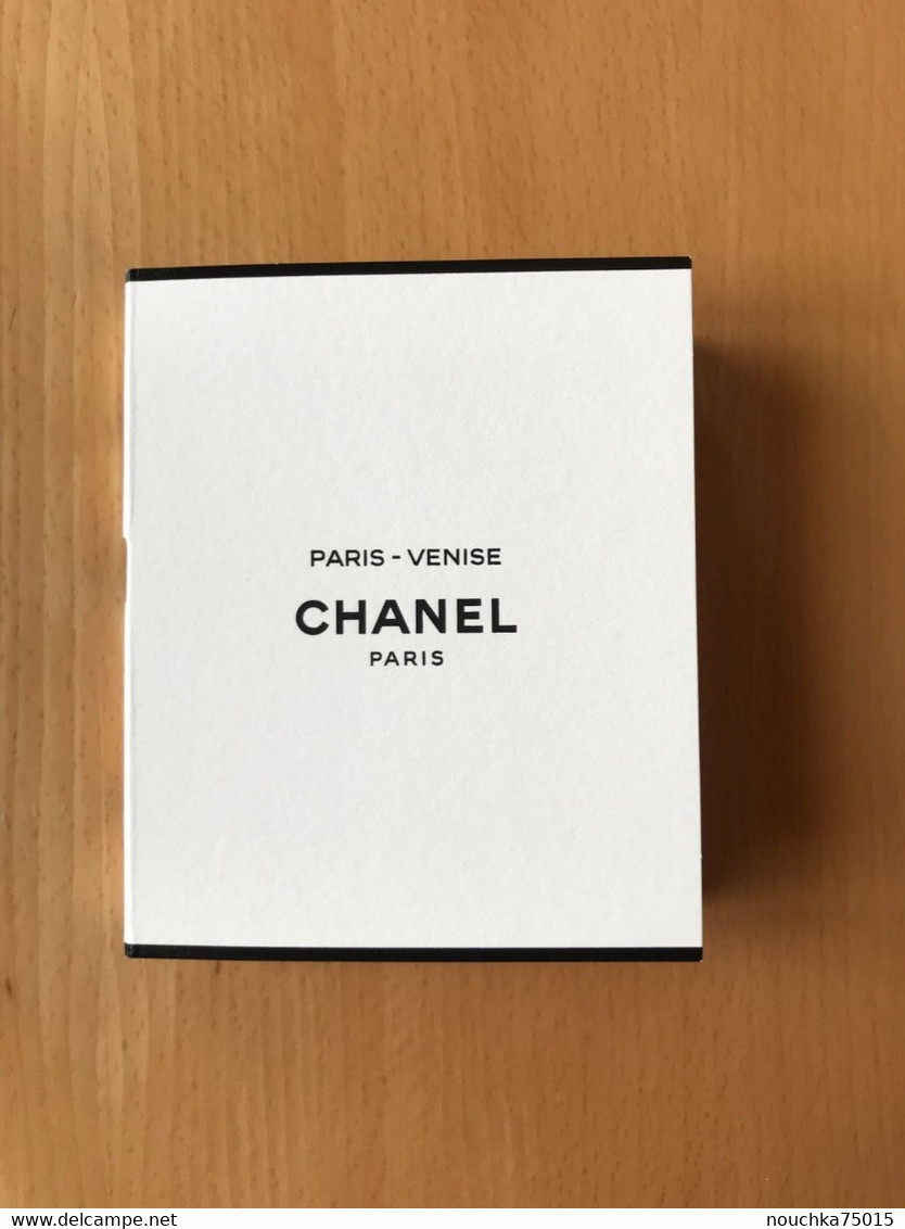 Chanel - Les Eaux, Paris-Venise, échantillon Triple, Modèle 2 - Echantillons (tubes Sur Carte)