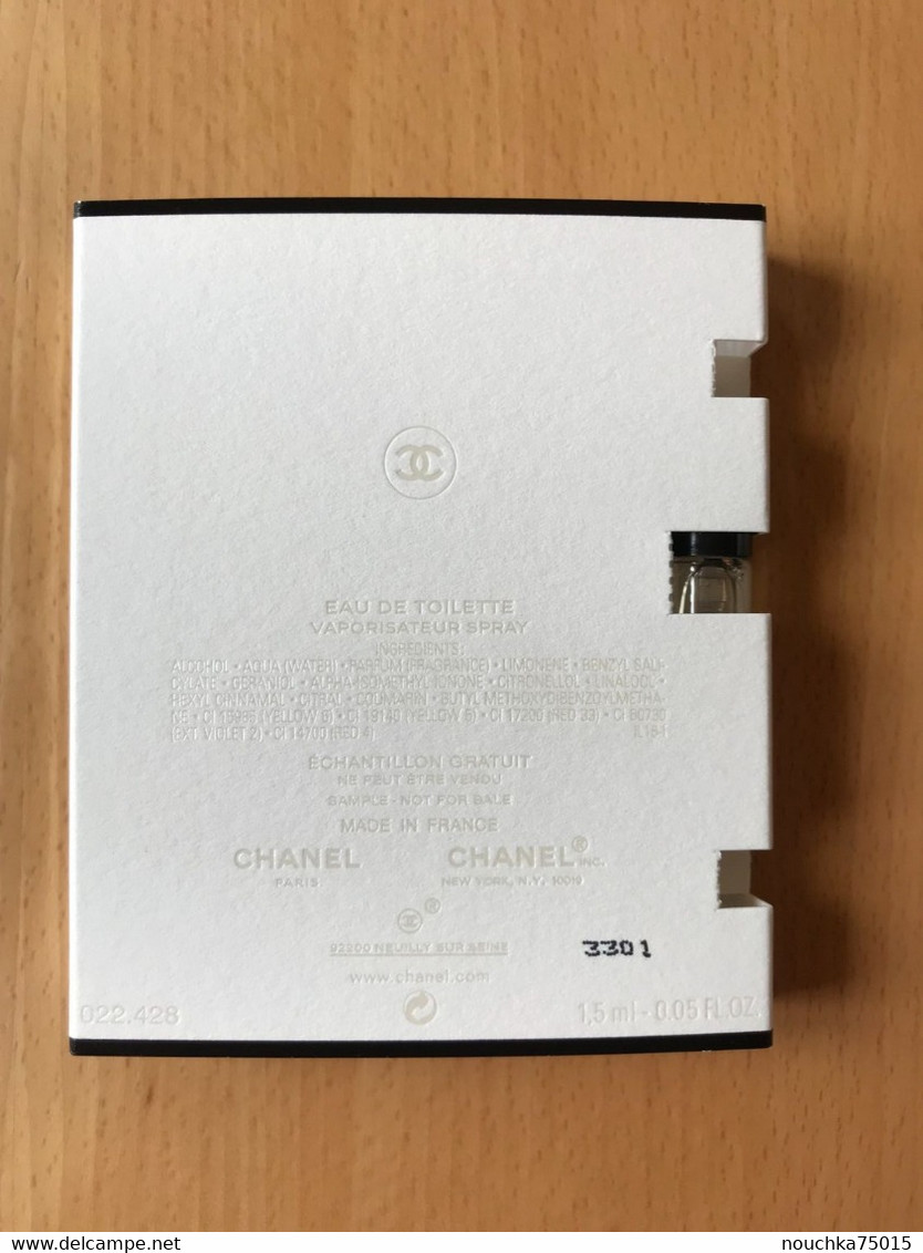 Chanel - Les Eaux, Paris-Venise, échantillon Triple, Modèle 2 - Parfums - Stalen