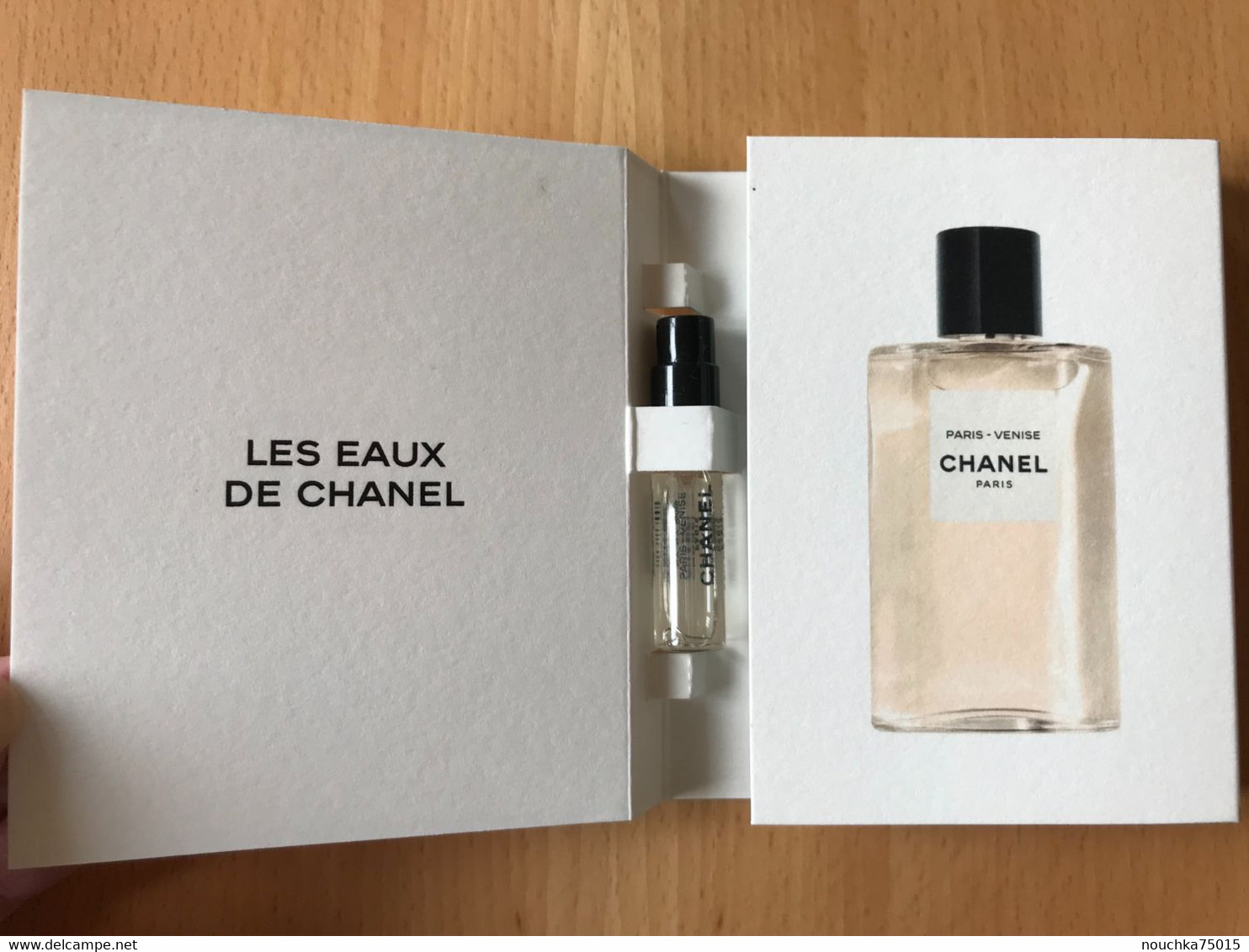 Chanel - Les Eaux, Paris-Venise, échantillon Triple, Modèle 2 - Echantillons (tubes Sur Carte)