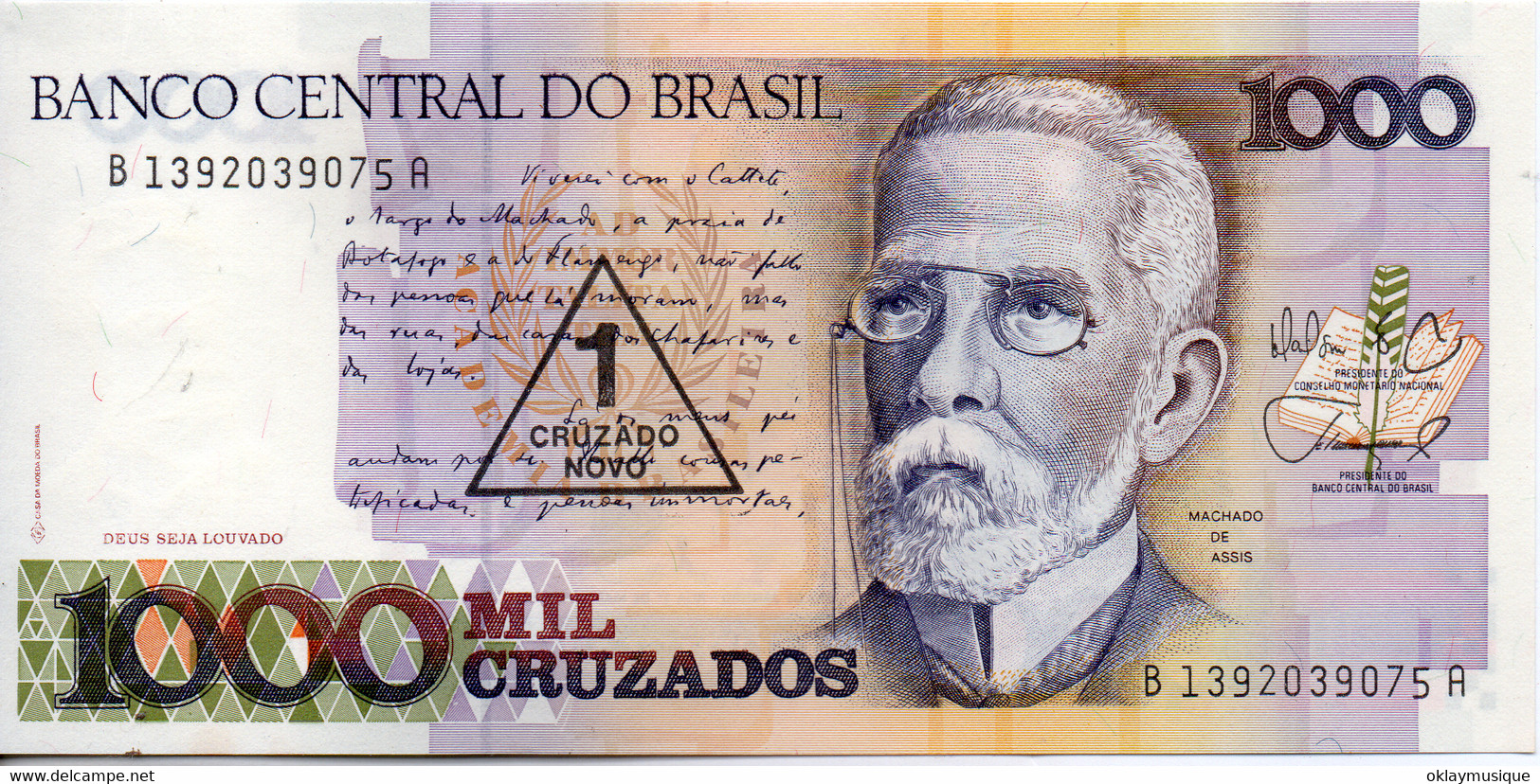 1000 Cruzados  (bresil) Neuve - Altri – America