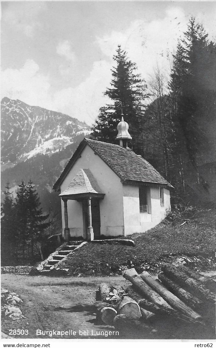 LUNGERN → Bergkapelle Auf Dem Chäppeliberg Anno 1924 - Lungern