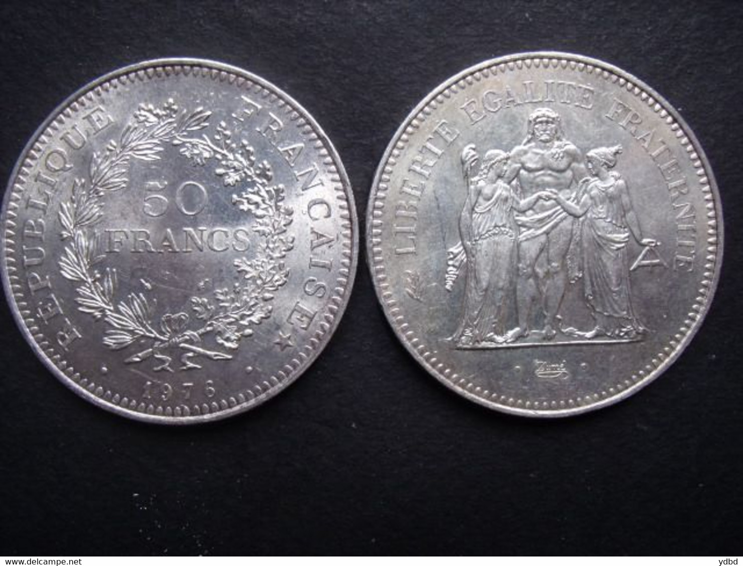 FRANCE = MONNAIE  DE 50 FRANCS  DE 1976 EN ARGENT - 50 Francs