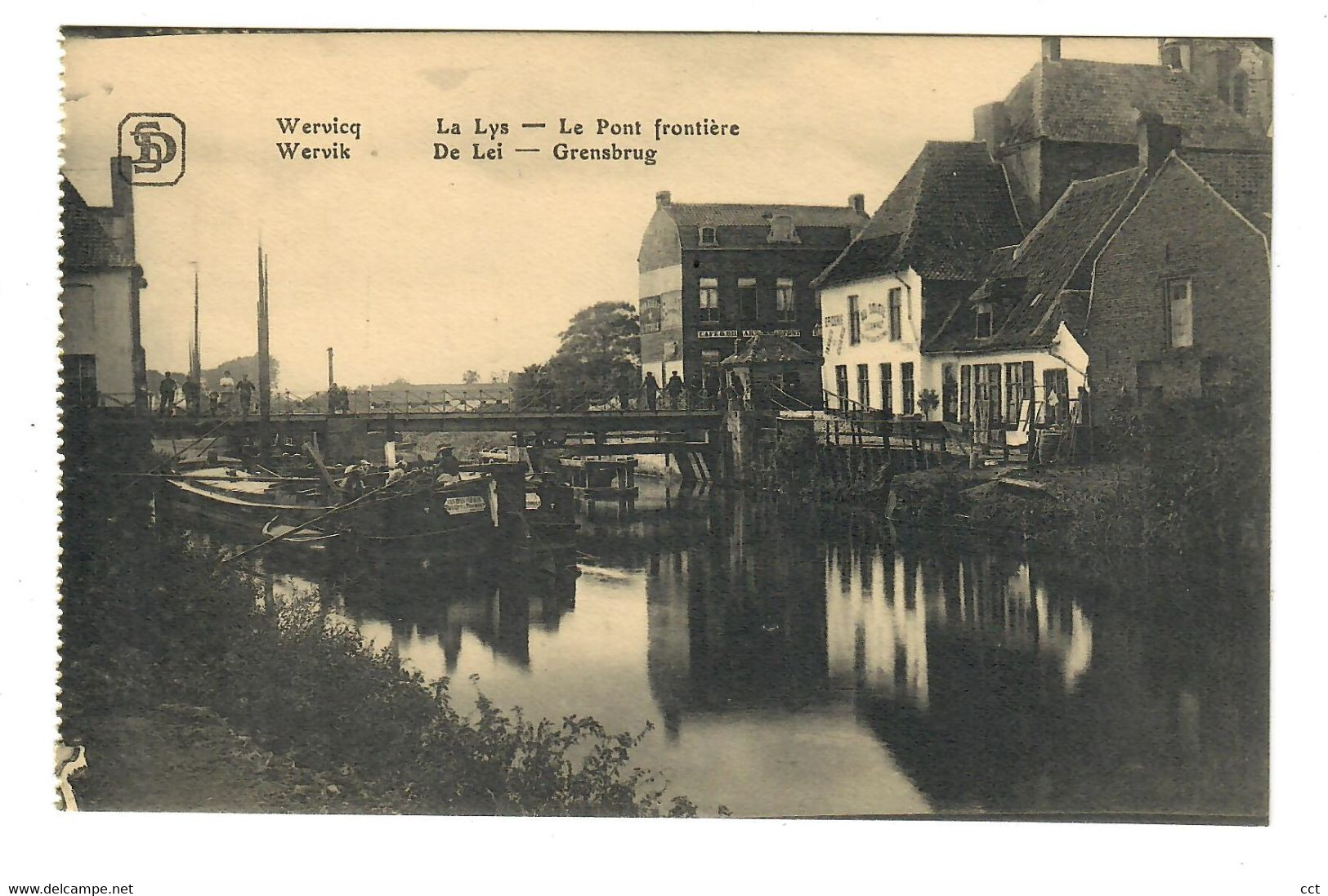 Wervicq  Wervik    La Lys   Le Pont Frontière   Grensbrug   De Leie - Wervik