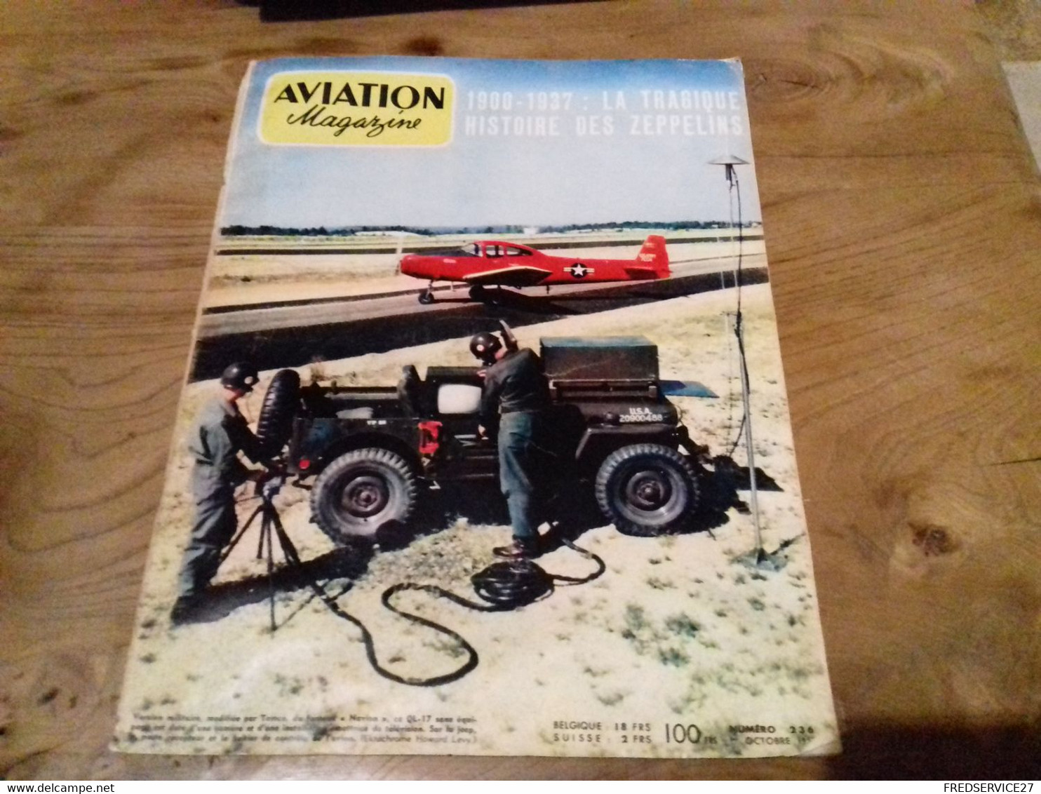 40/ AVIATION MAGAZINE N° 236 1957 / 1900 1937 LA TRAGIQUE HISTOIRE DES ZEPPELINS - Aviation