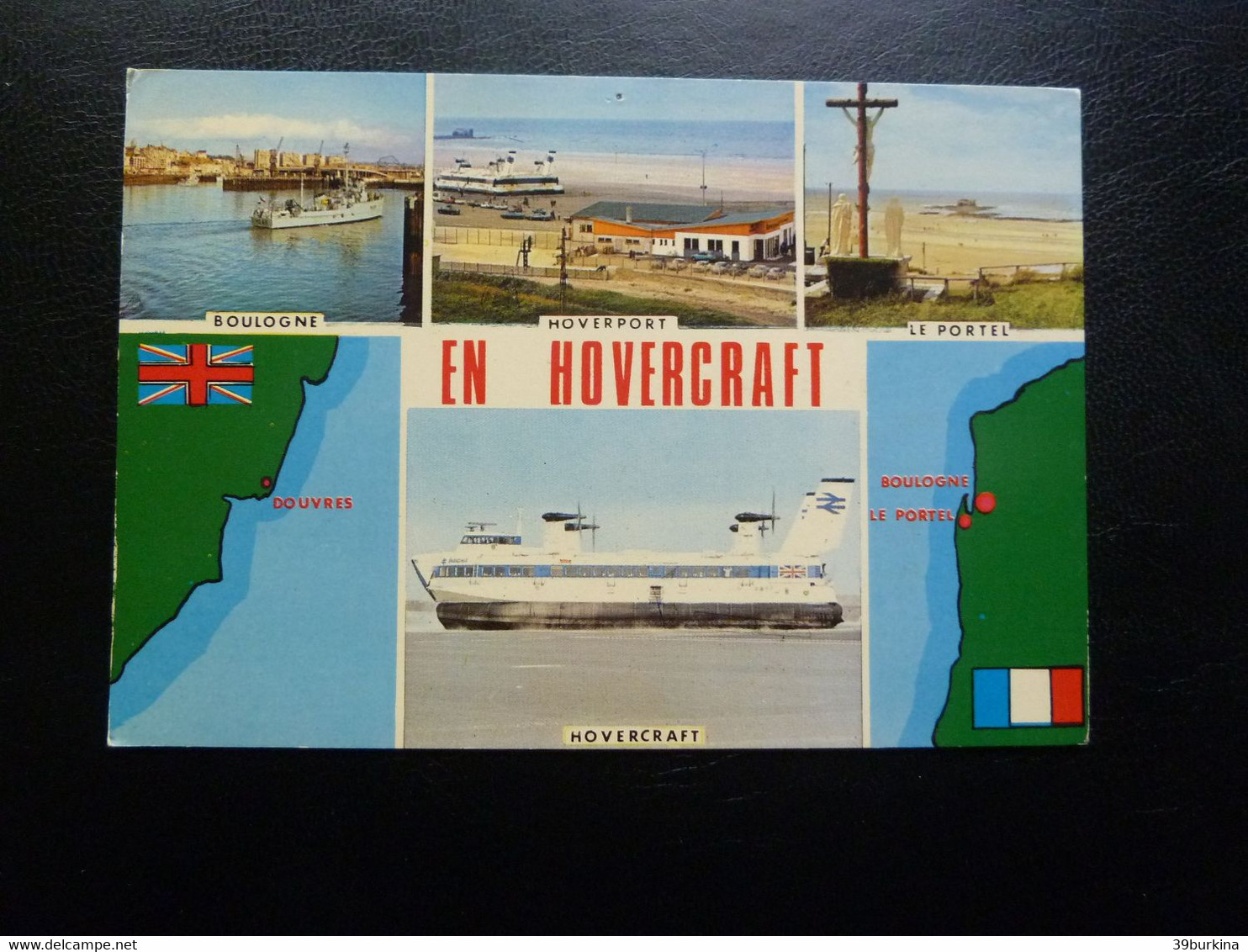 EN HOVERCRAFT   BOULOGNE-LE PORTEL-DOUVRES  1971 - Aéroglisseurs