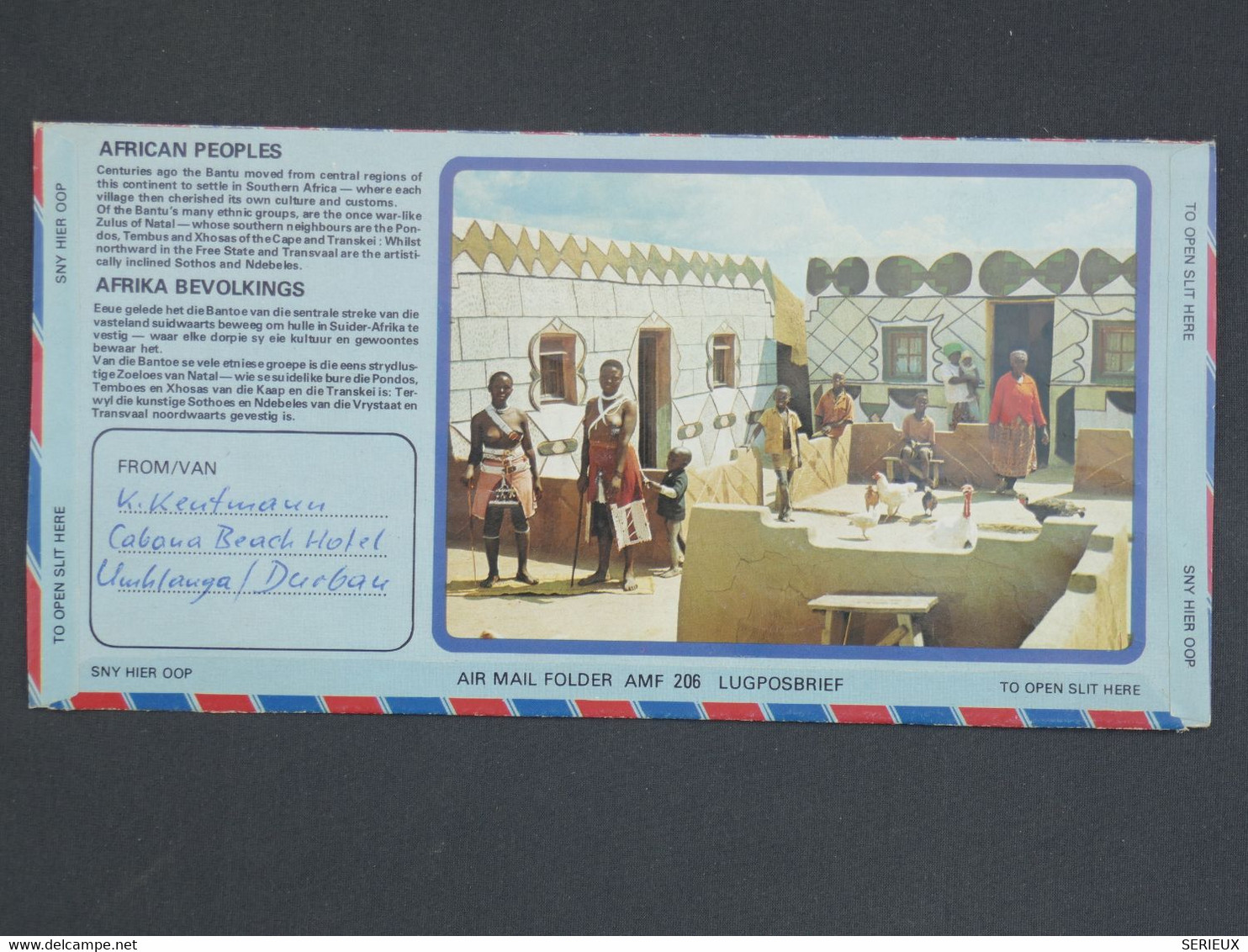 BI 4 RSA AFRIKA   BELLE LETTRE  1978   A BAD HACHEN GERMANY    ++FEMME SEINS NUS  + AFFRANCH.  INTERESSANT - Storia Postale