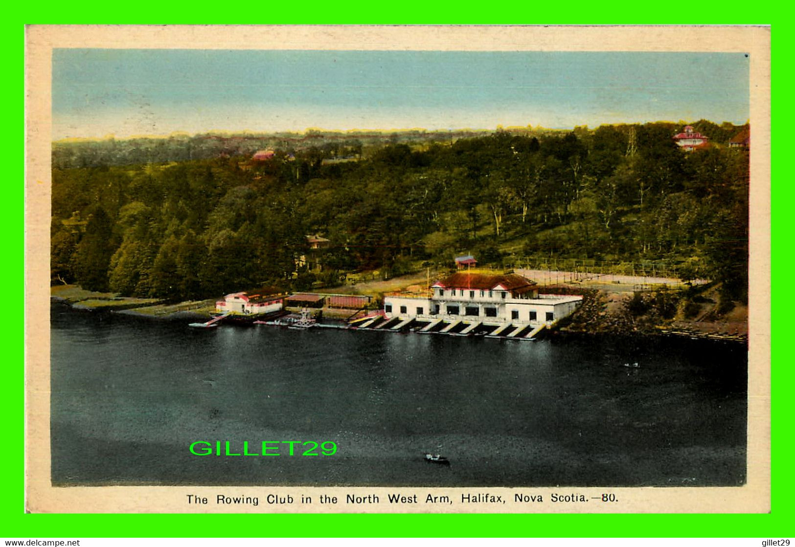 HALIFAX, NOVA SCOTIA - THE ROWING CLUB IN THE NORTH WEST ARM - PECO - - Halifax