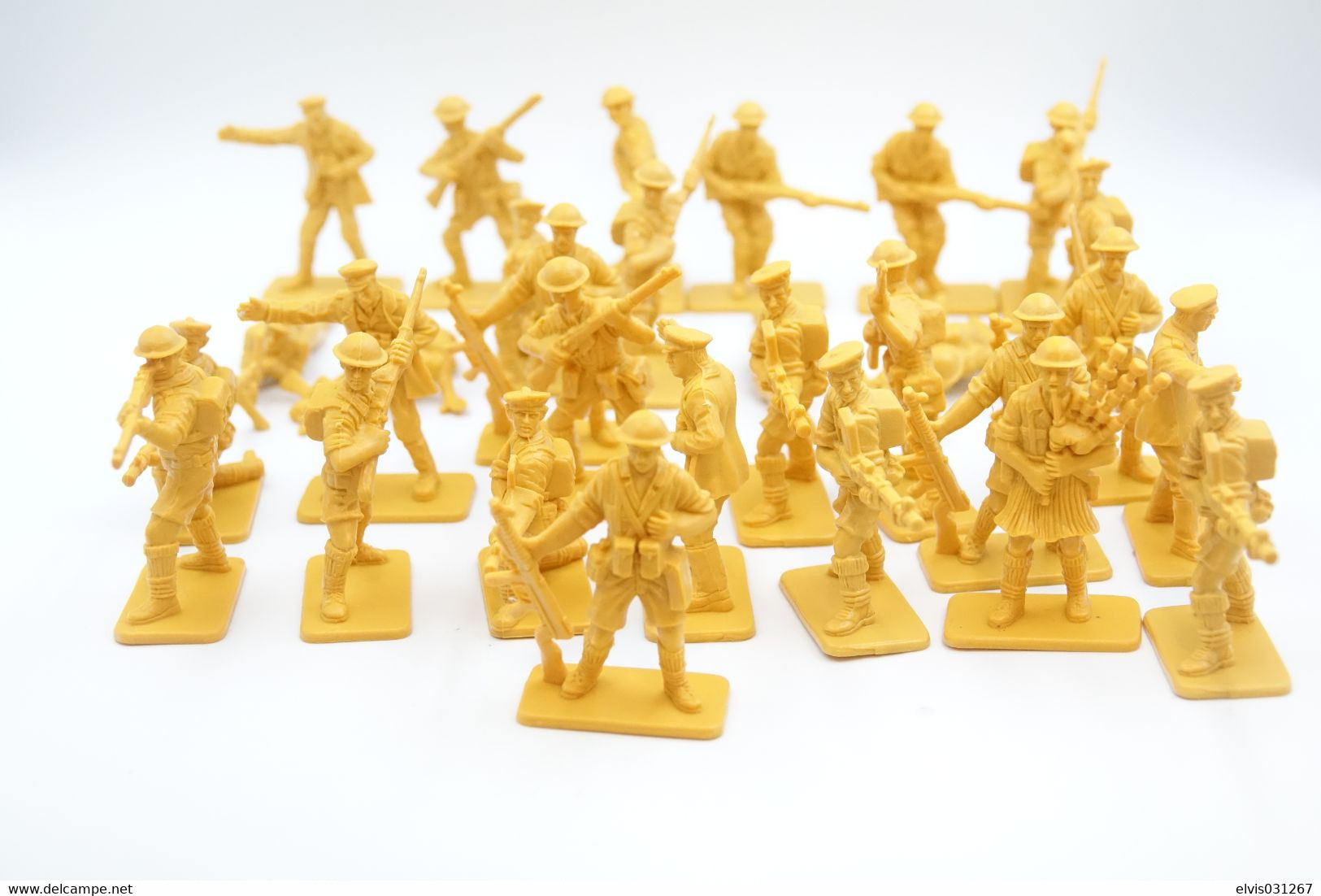Hing Fat , WW2 British English Army Full Set Of 30 , Made In China, Vintage, Lot - Figuren