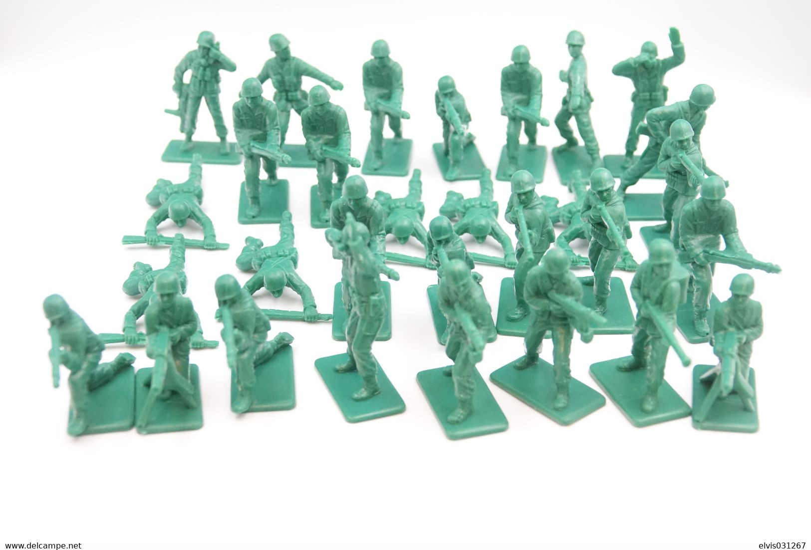 Hing Fat , WW2 US American Army Full Set Of 30 , Made In China, Vintage, Lot - Small Figures