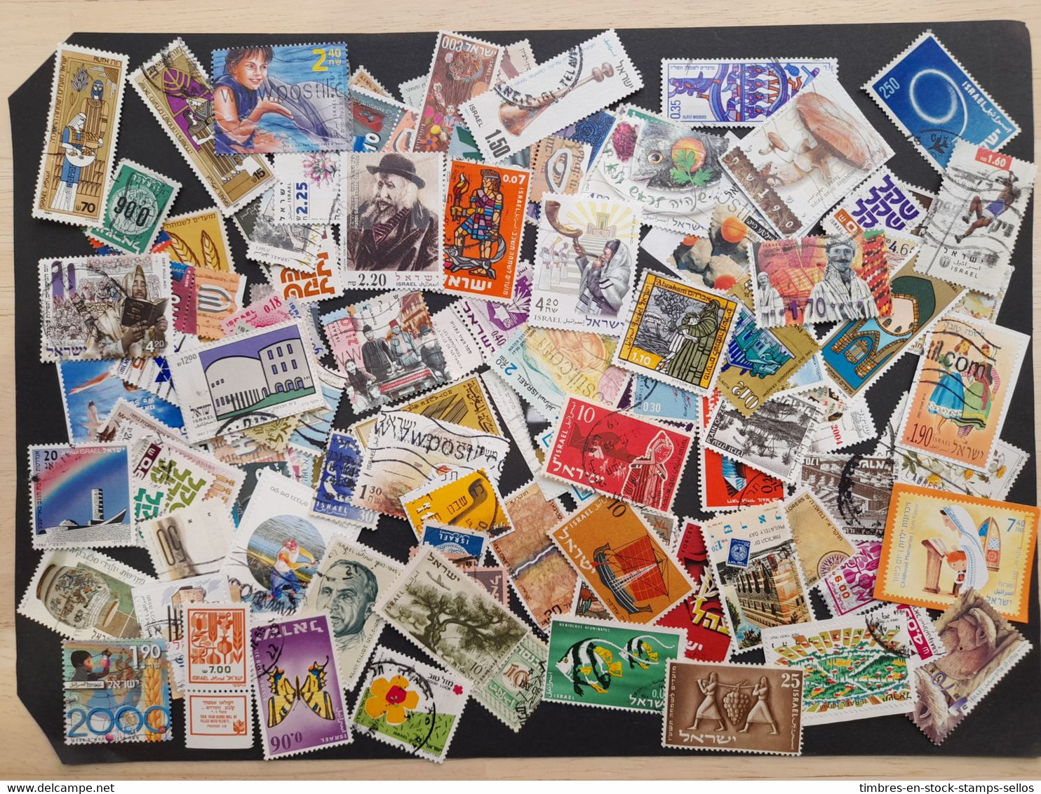 ISRAËL ישראל ( MOYEN-ORIENT ) MEGA COLLECTION De 500 Timbres TOUS DIFFERENTS , TOUS FORMATS . - Collections, Lots & Séries