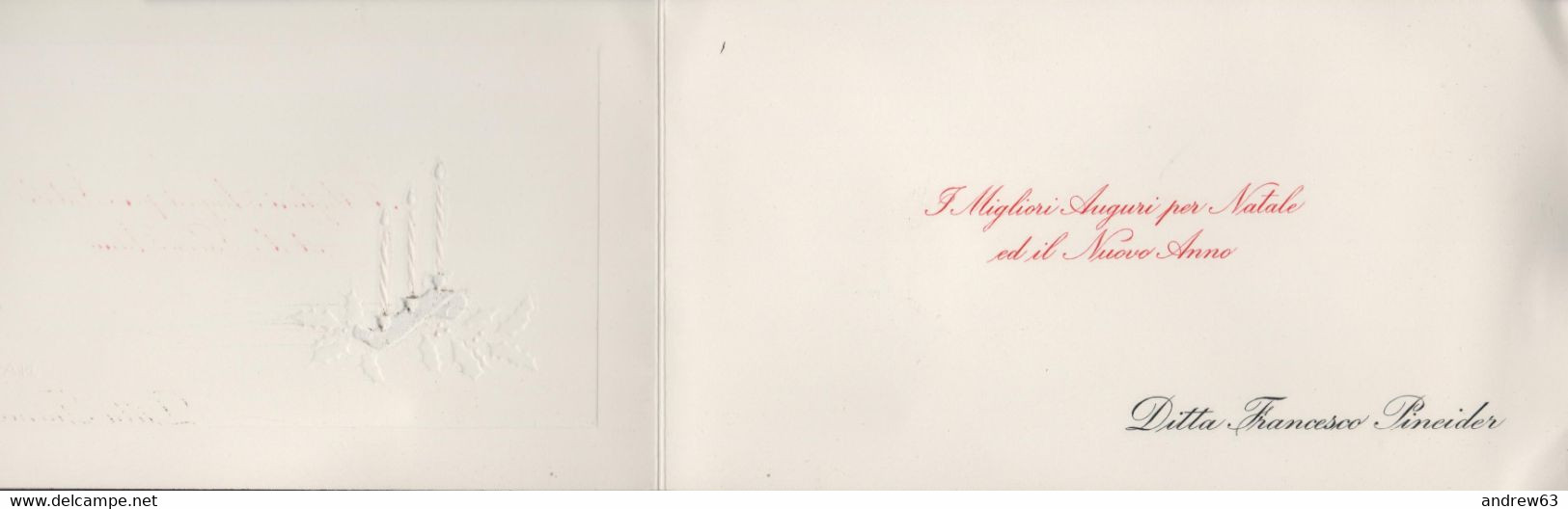 ITALIA - ITALY - ITALIE - 1955 - 10 Siracusana - Biglietto Augurale A Tema Natalizio - Francesco Pineider - Viaggiata Da - Other & Unclassified