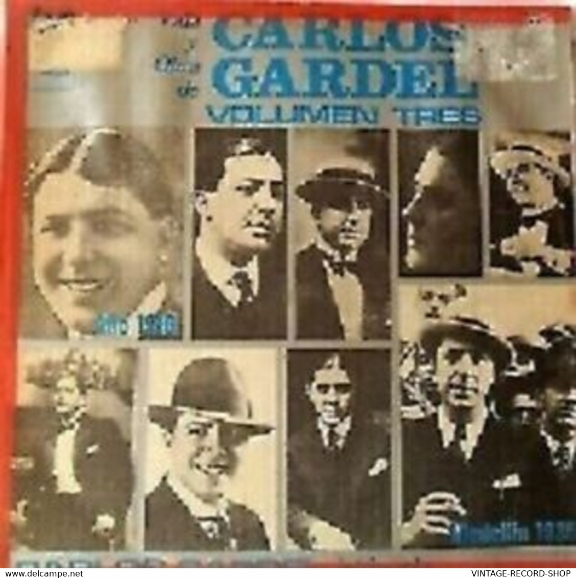 CARLOS GARDEL-VIDA Y OBRA 1918 VG++ RELEASED DATE: 1972 COUNTRY MANUFACTURED- - Muziek DVD's