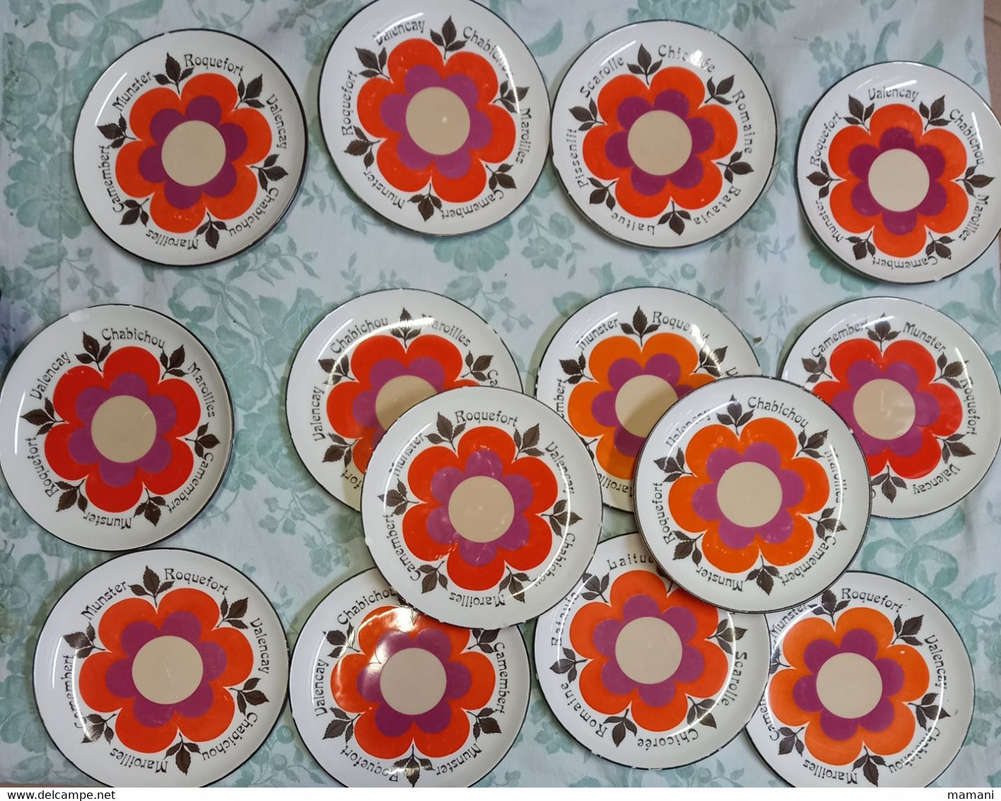 Lot D'assiettes  Harmonie De Gien   - Vintage - Plates