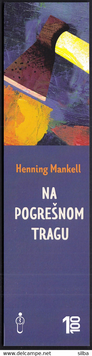 Croatia 2022 / Henning Mankell: On The Wrong Track / Bookmark / Bookmarks / Bookmarker - Marque-Pages