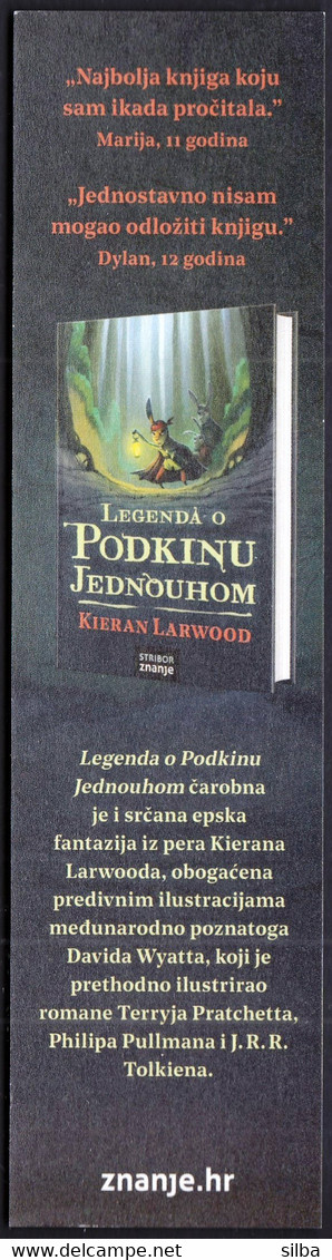 Croatia 2022 / Kieran Larwood: The Legend Of Podkin The One / Bookmark / Bookmarks / Bookmarker - Marque-Pages
