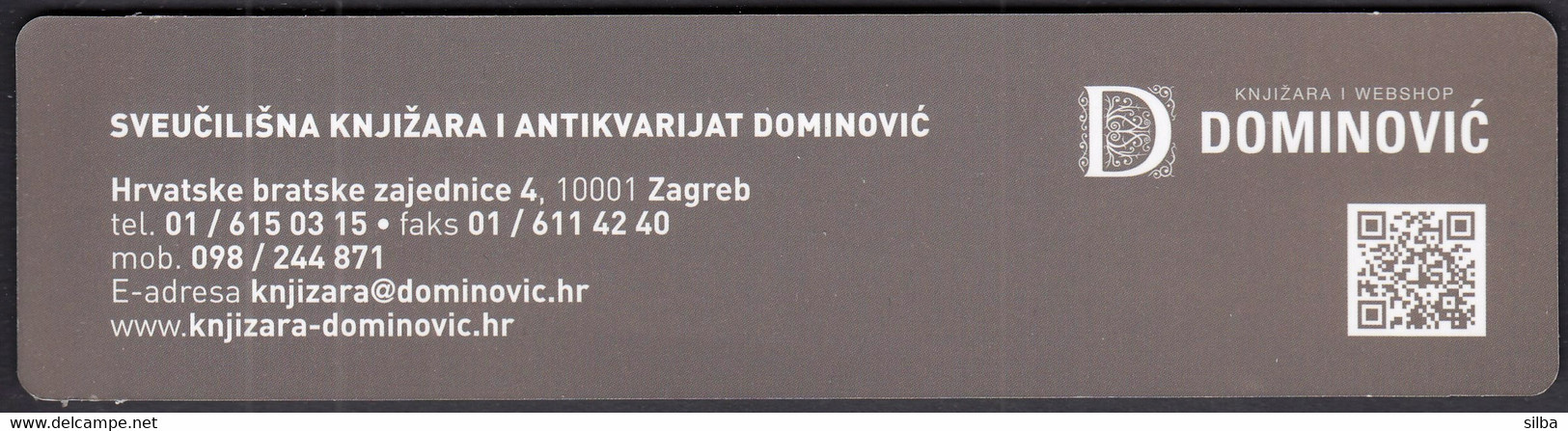 Croatia 2021 / University Bookshop And Webshop Dominovic, I Read You Like A Book / Bookmark / Bookmarks / Bookmarker - Marque-Pages