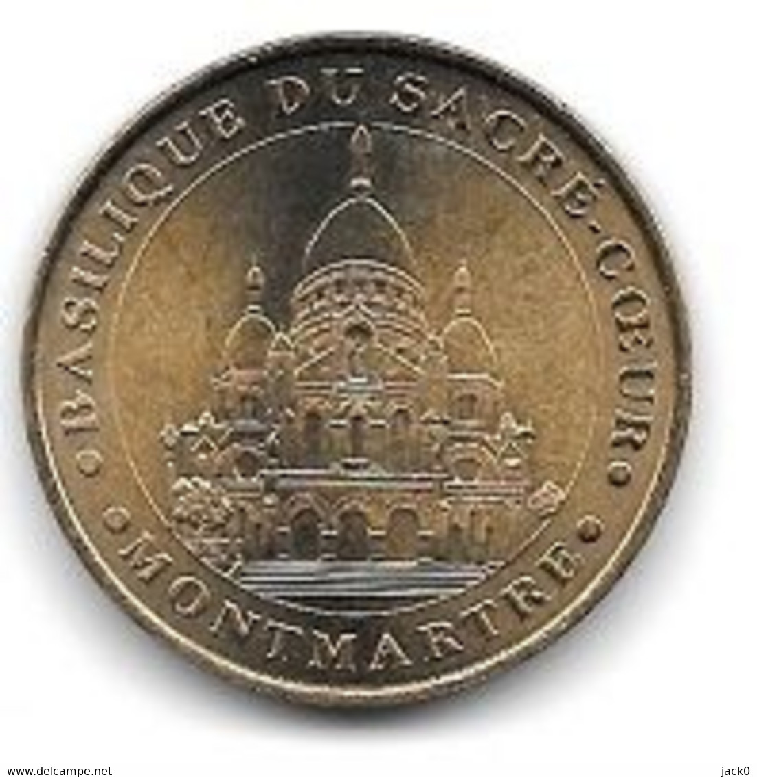 Médaille Touristique, Monnaie De Paris  2001, Ville  MONTMARTRE, BASILIQUE DU SACRE - COEUR ( 75018 ) - 2001