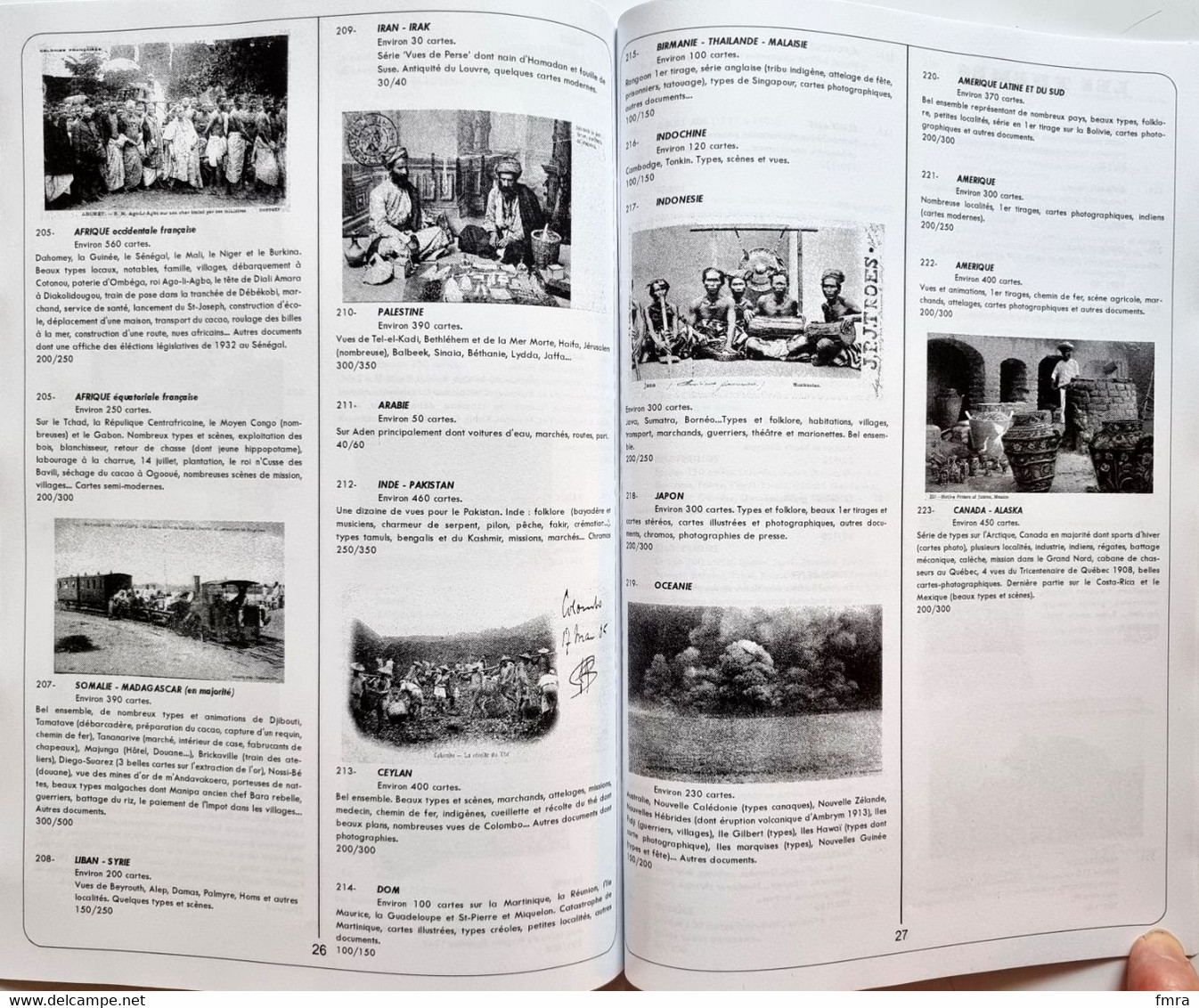 Lot De 2 Catalogues De Vente De Cartes Postales Photos Régionalisme 2001-2003 (nbx Illustrations)/R110 - Livres & Catalogues