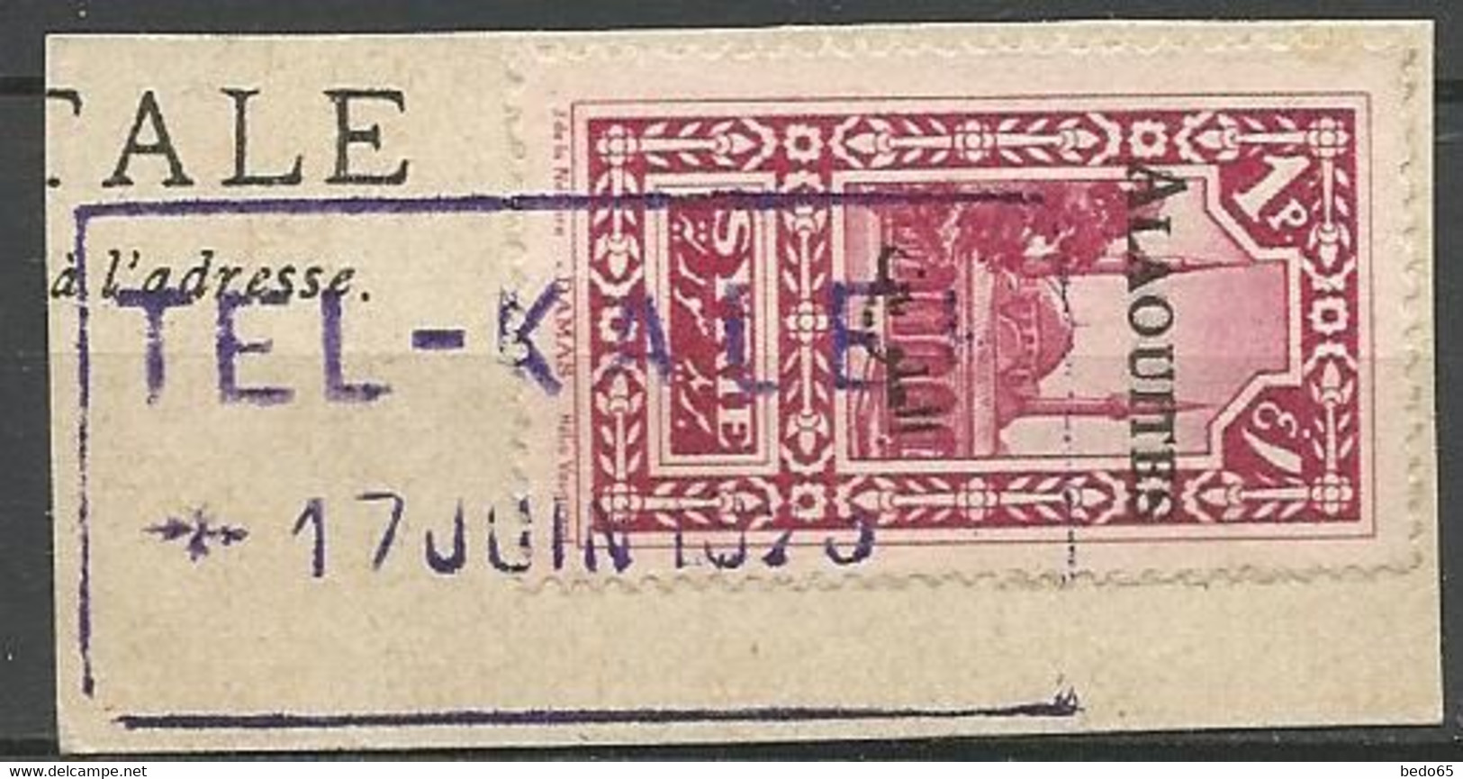 ALAOUITES N° 26 CACHET TEL-KALE / RR - Used Stamps