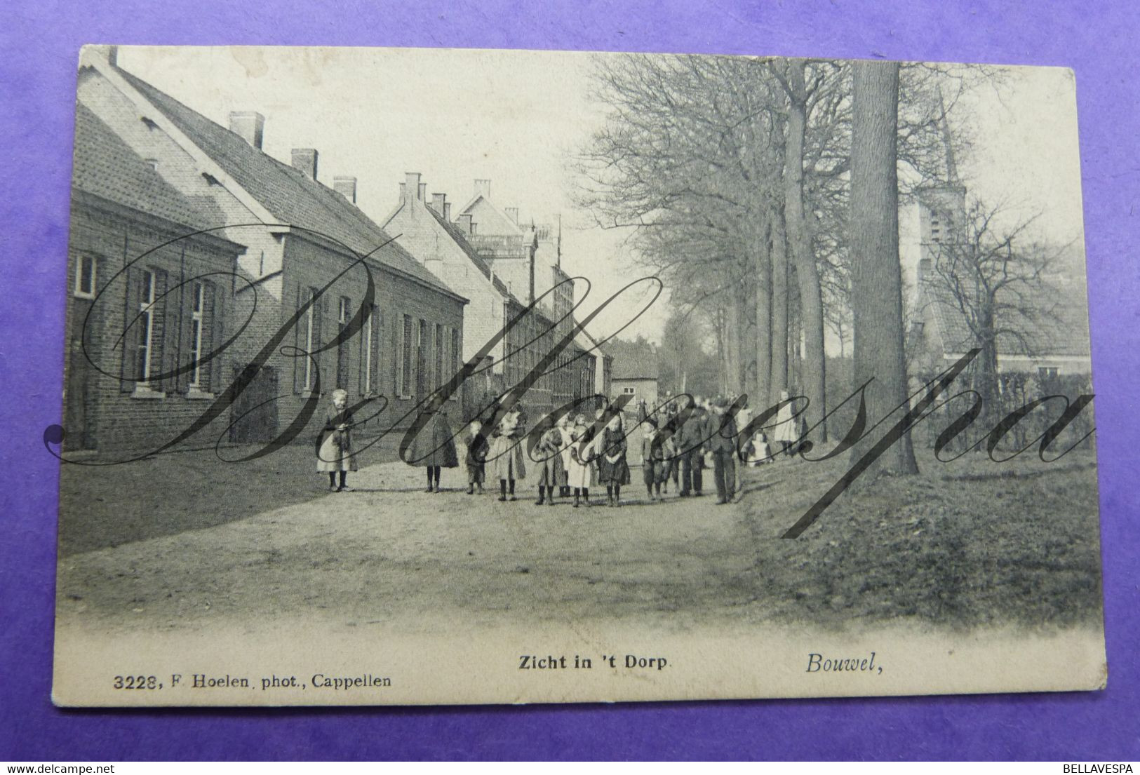 Bouwel Zicht In 't Dorp.  Hoelen N° 3228-1910 - Grobbendonk
