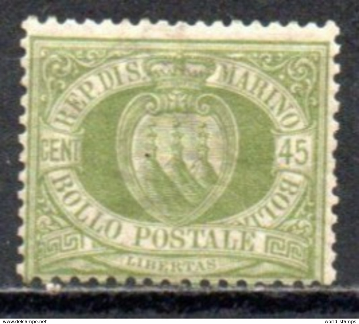 SAINT-MARIN 1892-4 * - Unused Stamps