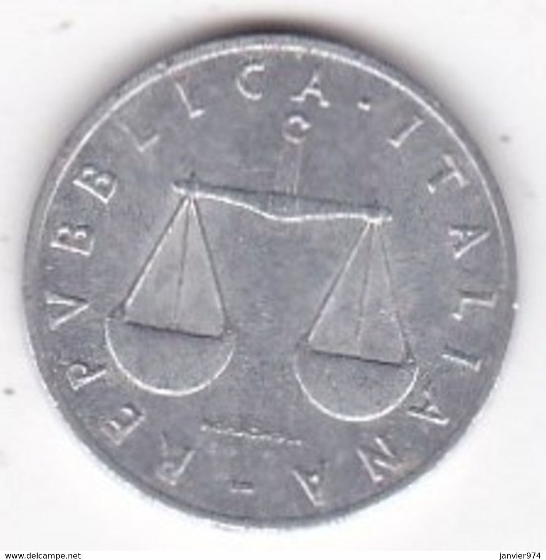 Italie 1 Lira 1954 Balance , En Aluminium , KM# 91 - 1 Lira