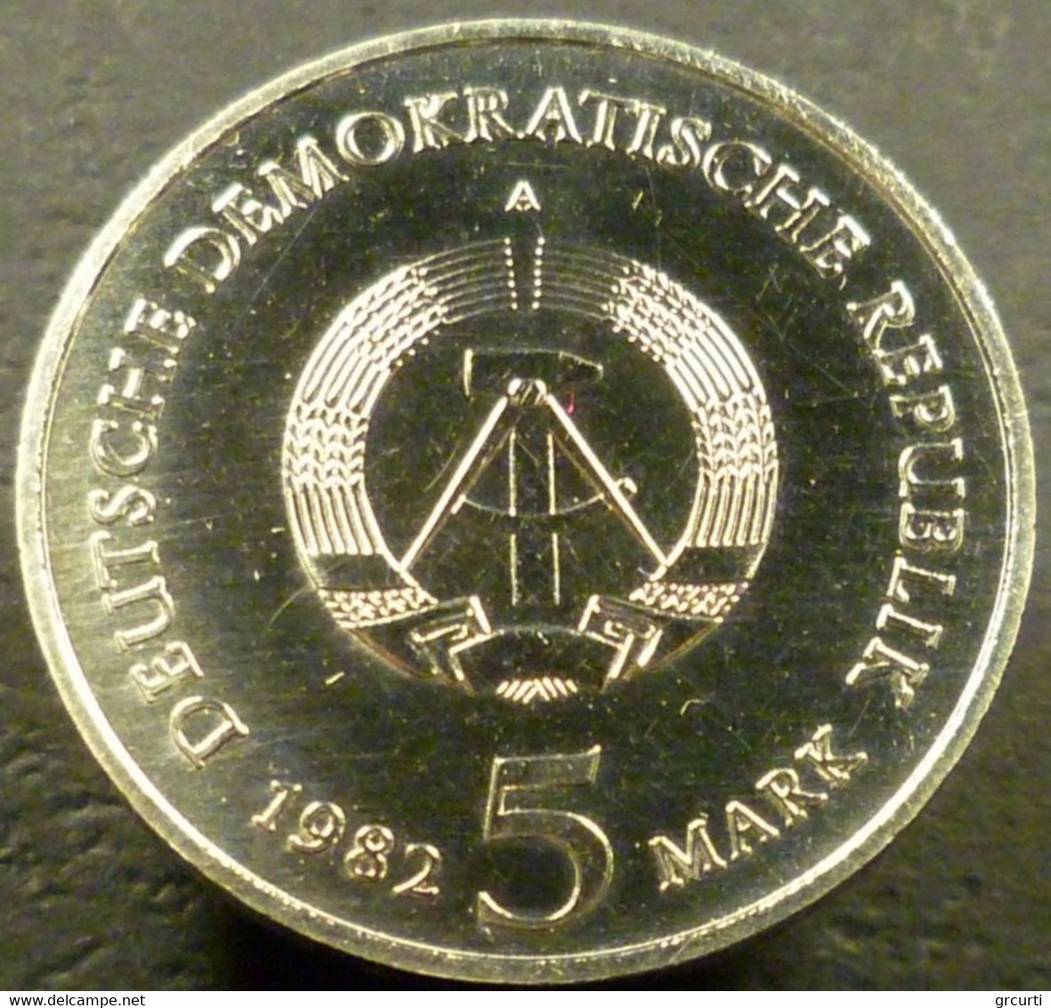 Germania Orientale - DDR - 5 Mark 1982 - Cottage Di Goethe A Weimar  - KM# 85 - 5 Marcos