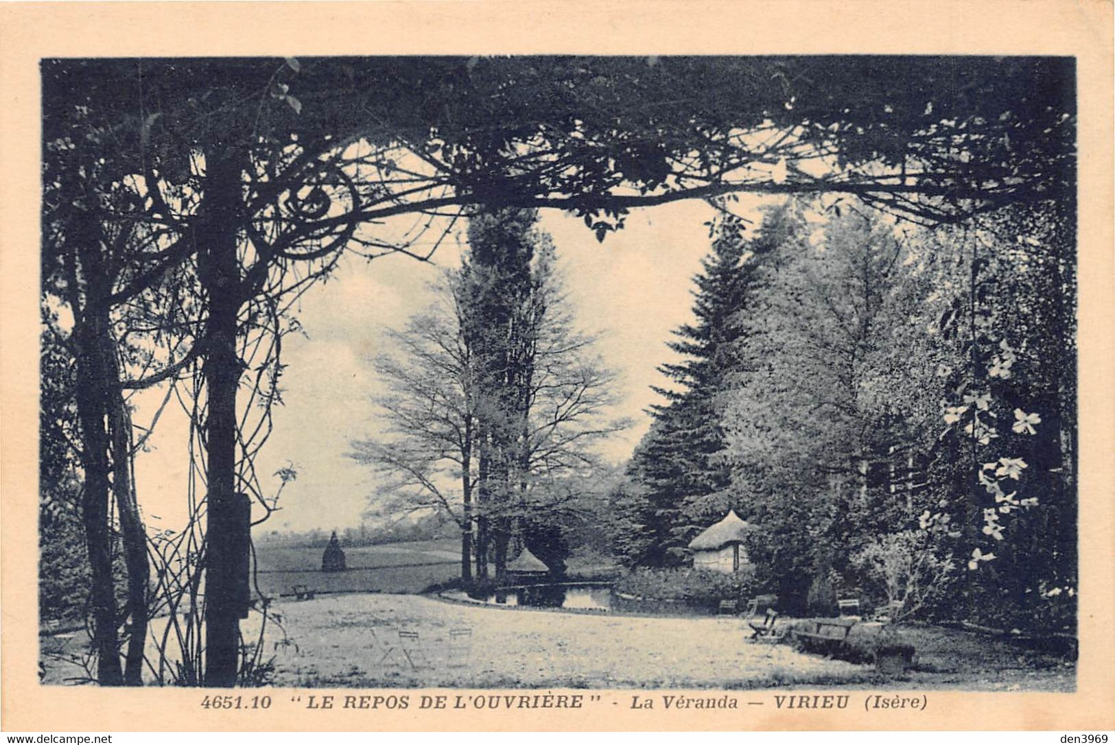 VIRIEU-sur-BOURBRE (Isère) - Le Repos De L'Ouvrière - La Véranda - Virieu