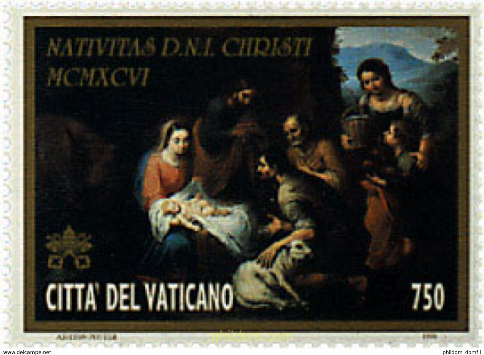 30707 MNH VATICANO 1996 NAVIDAD - Used Stamps
