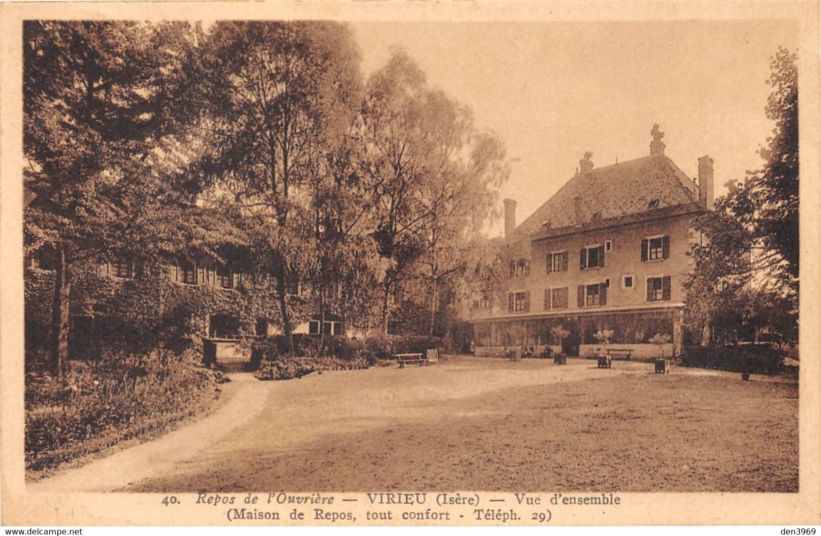 VIRIEU-sur-BOURBRE (Isère) - Repos De L'Ouvrière - Vue D'ensemble (Maison De Repos) - Virieu