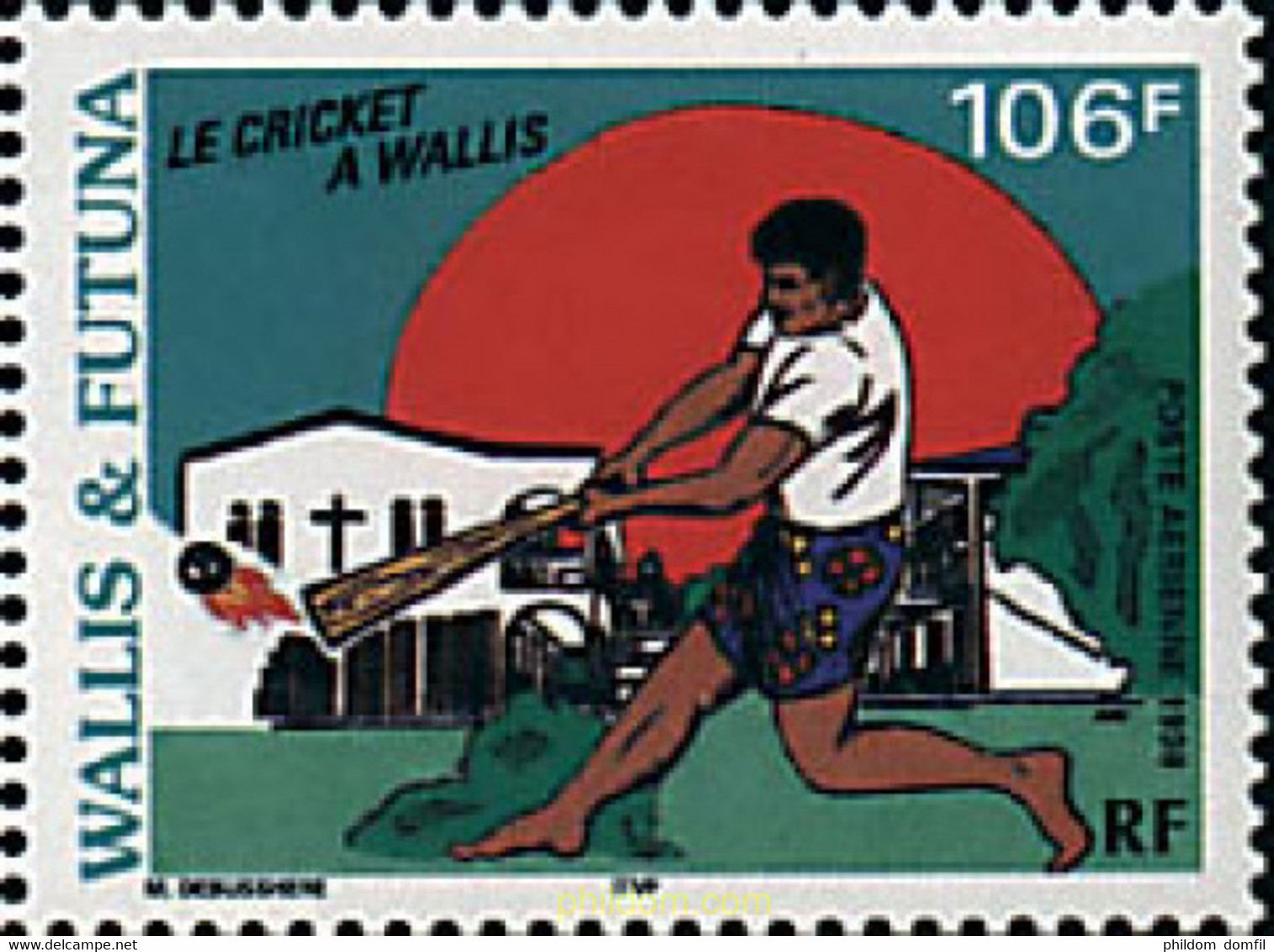 36764 MNH WALLIS Y FUTUNA 1998 EL CRICKET DE WALLIS - Oblitérés