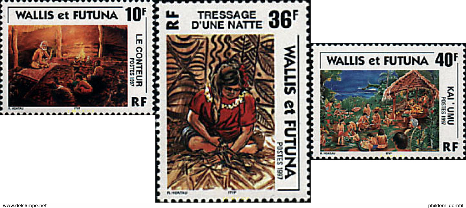 36756 MNH WALLIS Y FUTUNA 1997 ESCENAS DE LA VIDA DE WALLIS Y FUTUNA - Used Stamps