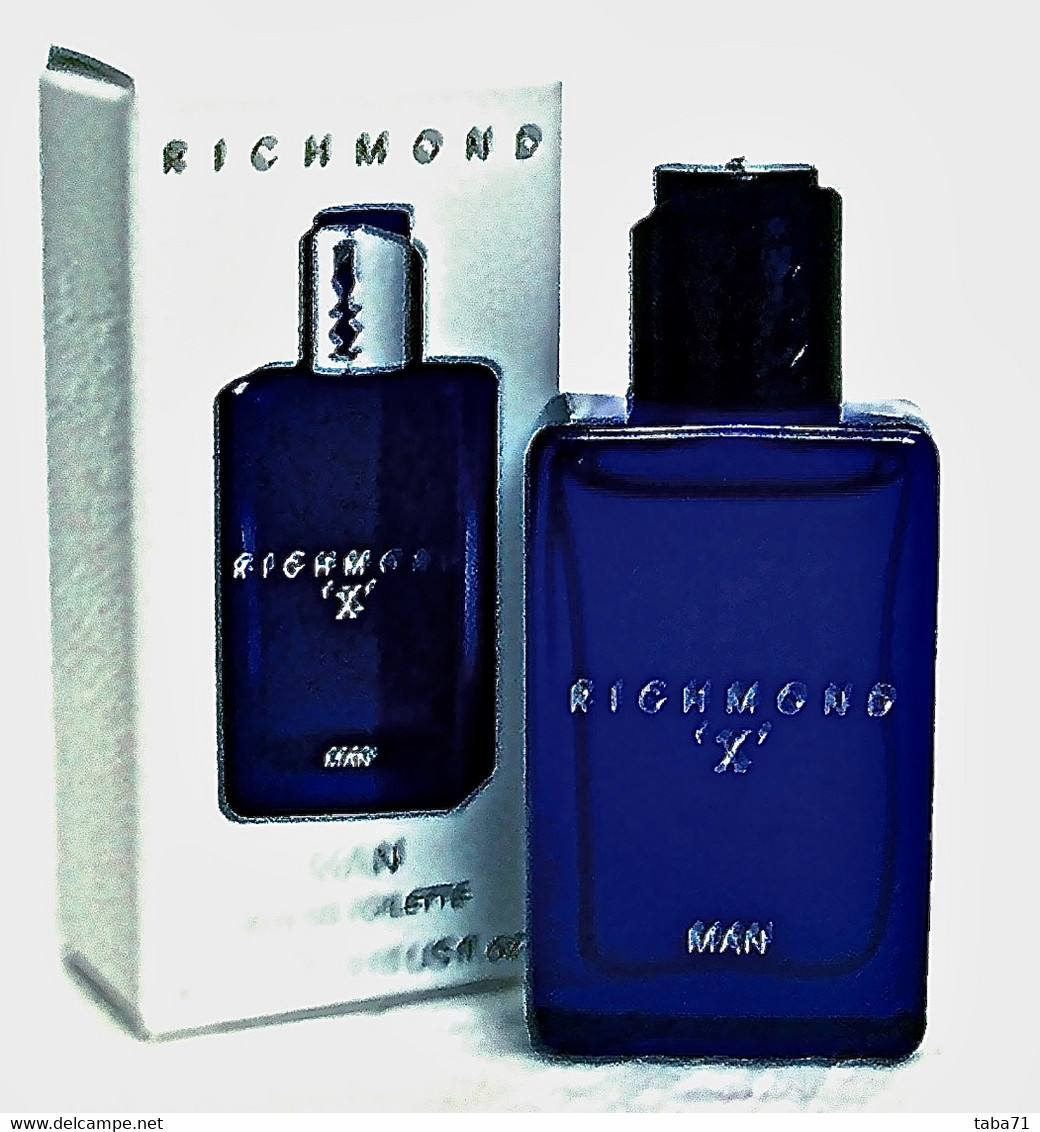 MINI JOHN RICHMOND "X" MAN  Eau De Toilette 4,5ml With Box - Miniaturen Flesjes Heer (met Doos)