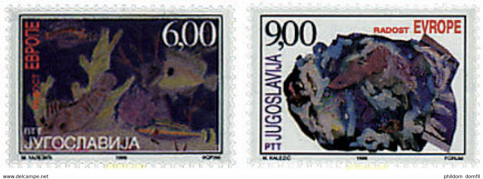 34375 MNH YUGOSLAVIA 1998 JOYA DE EUROPA: DIA MUNDIAL DEL NIÑO - Usati