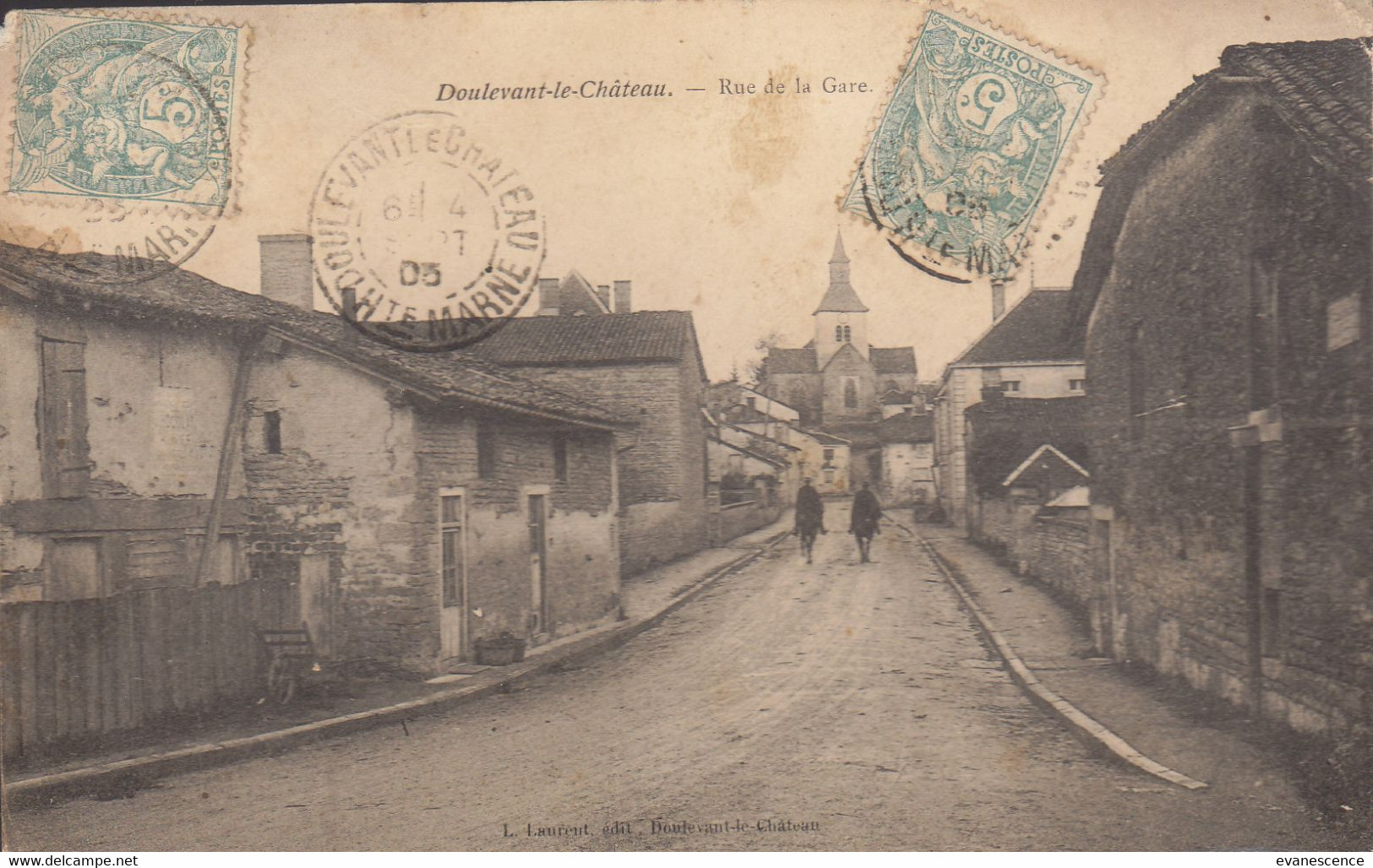 52 : Doulevant Le Château , Rue De La Gare 'trace)  ///  Ref.  Nov.  22 // N° 22.760 - Doulevant-le-Château