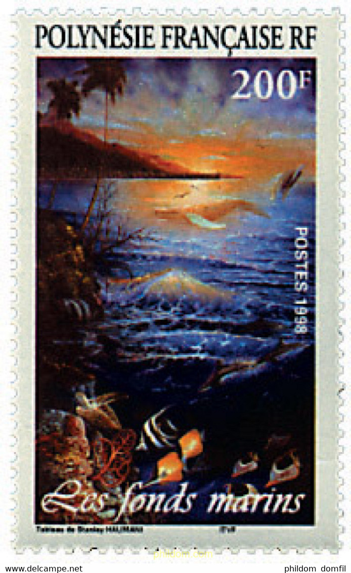 35328 MNH POLINESIA FRANCESA 1998 EL FONDO MARINO - Oblitérés