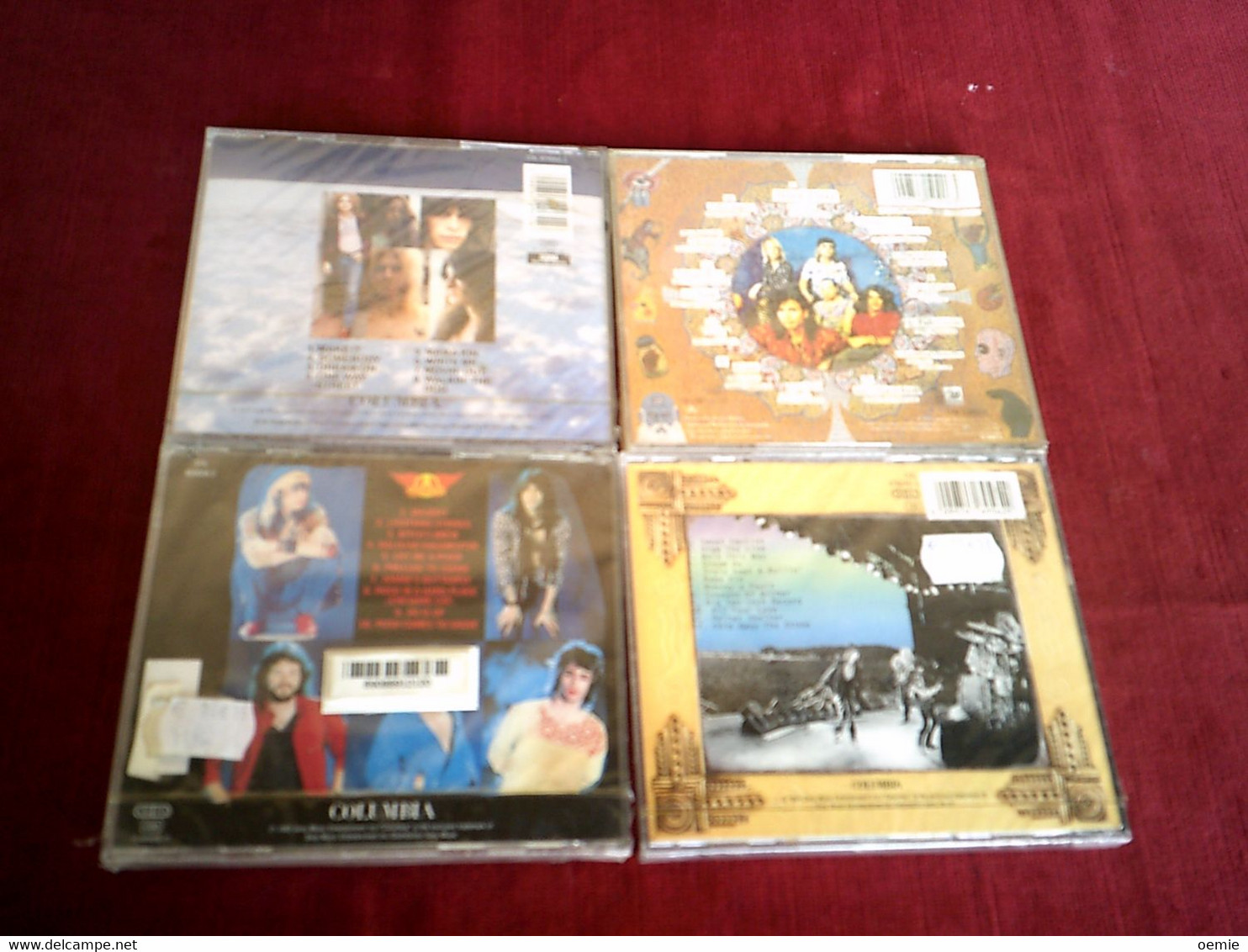 AEROSMITH ° COLLECTION DE 4 CD ALBUMS NEUF ET  3 CD  SINGLES EN TRES BON ETAT - Collections Complètes