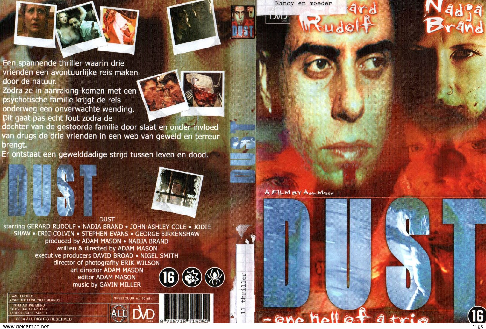 DVD - Dust - Horreur