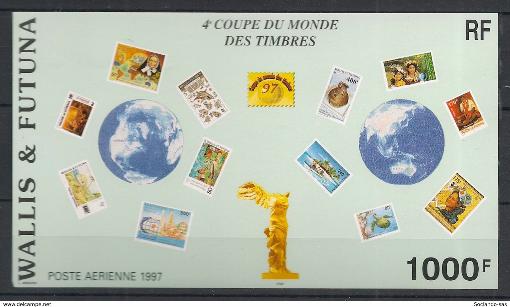 WALLIS ET FUTUNA - 1997 - Bloc Feuillet BF N°Yv. 7 - Coupe Du Monde Des Timbres - Neuf Luxe ** / MNH / Postfrisch - Blocchi & Foglietti