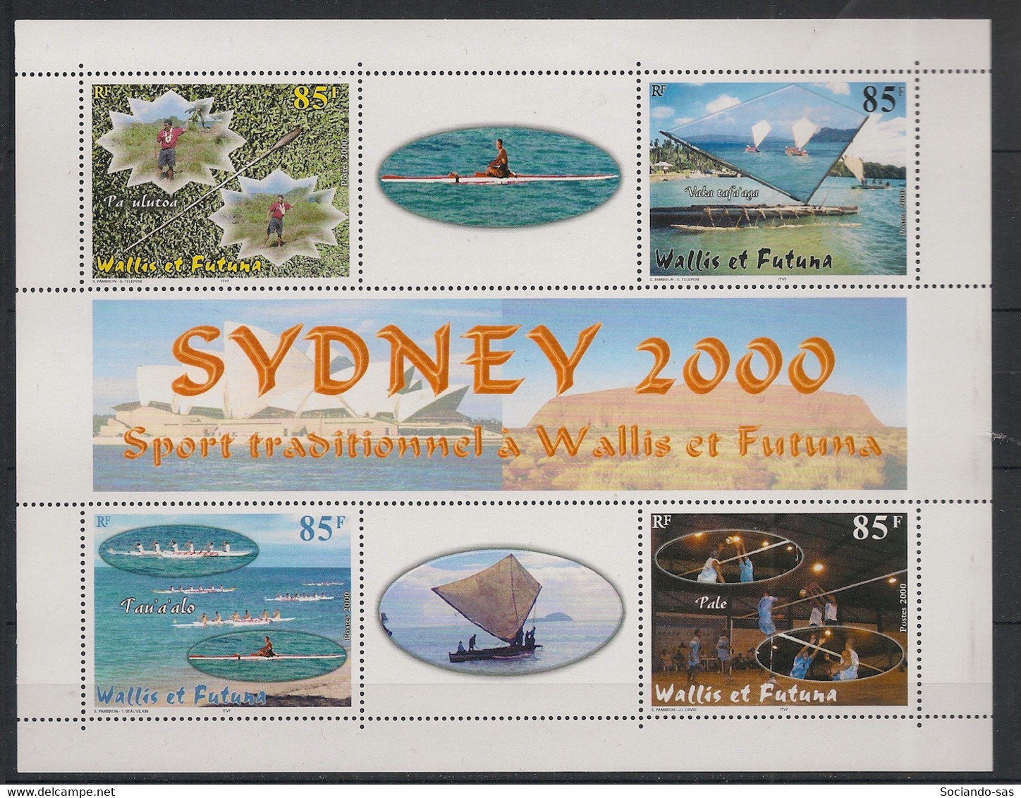 WALLIS ET FUTUNA - 2000 - Bloc Feuillet BF N°Yv. 9 - Olympics / Sydney - Neuf Luxe ** / MNH / Postfrisch - Blocs-feuillets