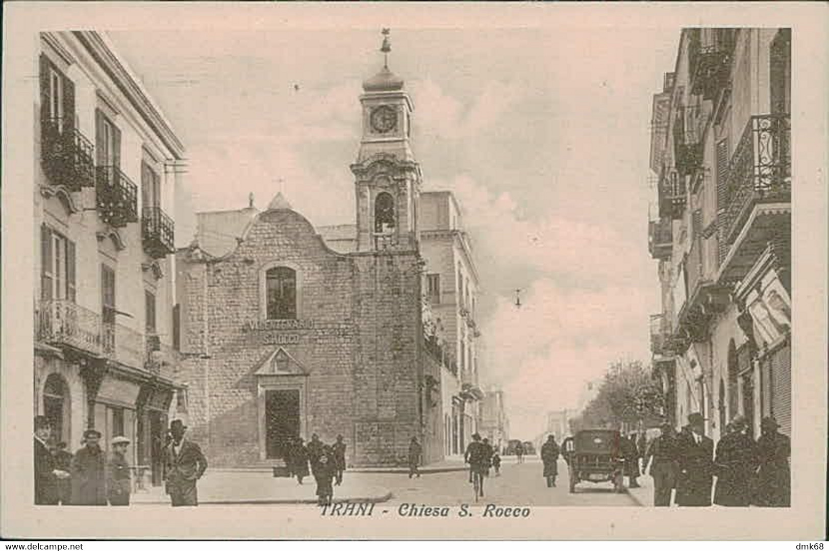 TRANI - CHIESA S. ROCCO - EDIZIONE DE ROBERTIS  - 1930s  (12544) - Trani