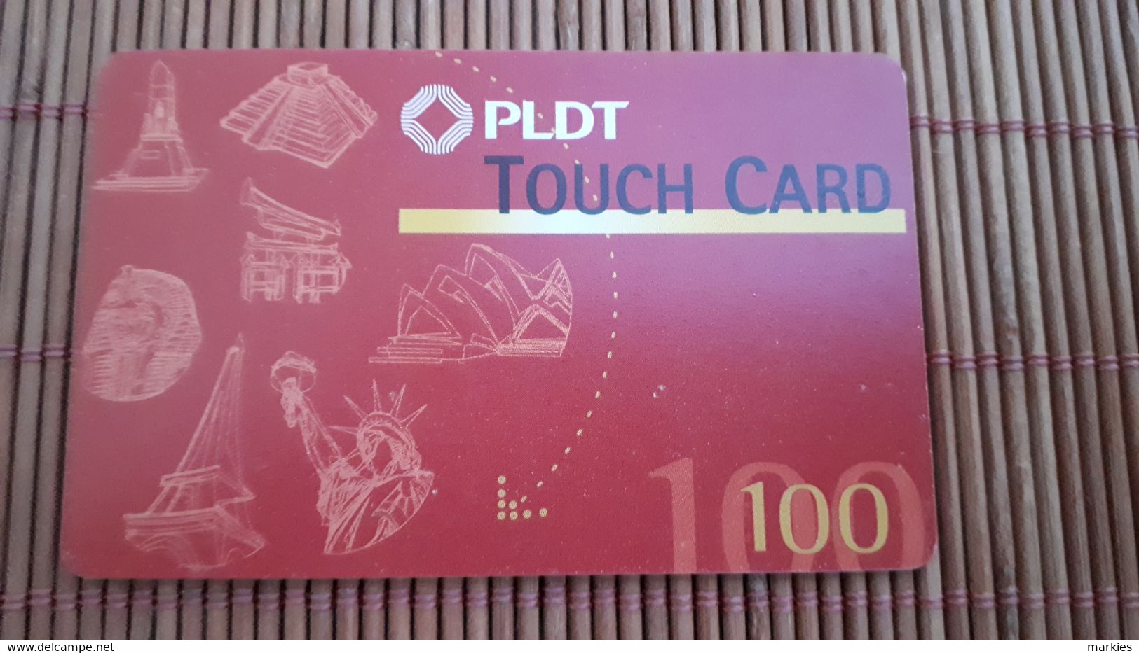 Prepaidcard  Filipines PLDT Touch Card Used Rare - Philippines