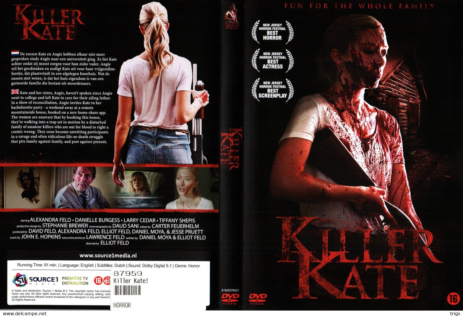 DVD - Killer Kate - Horror