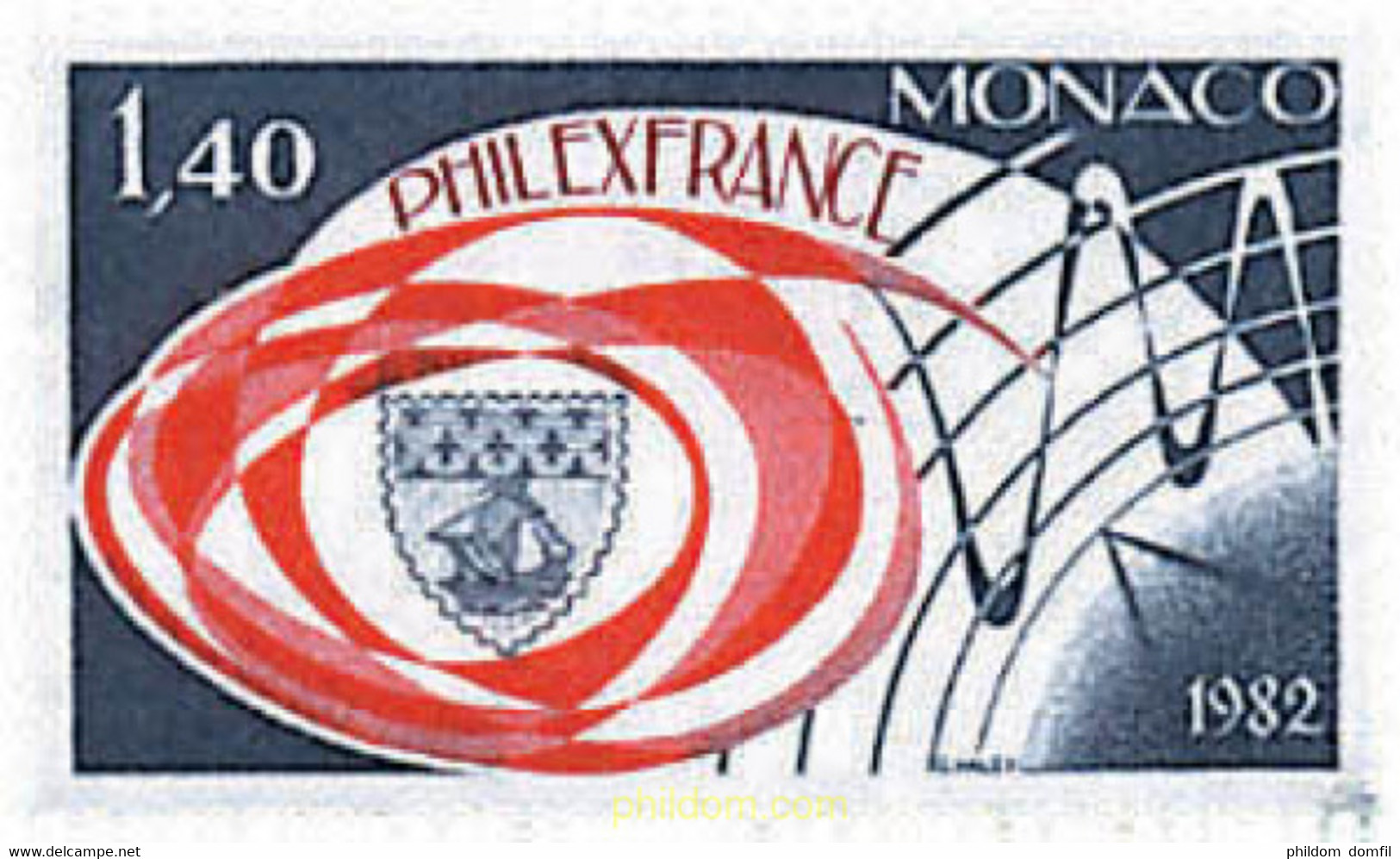 32505 MNH MONACO 1982 PHILEXFRANCE. EXPOSICION FILATELICA INTERNACIONAL - Otros & Sin Clasificación