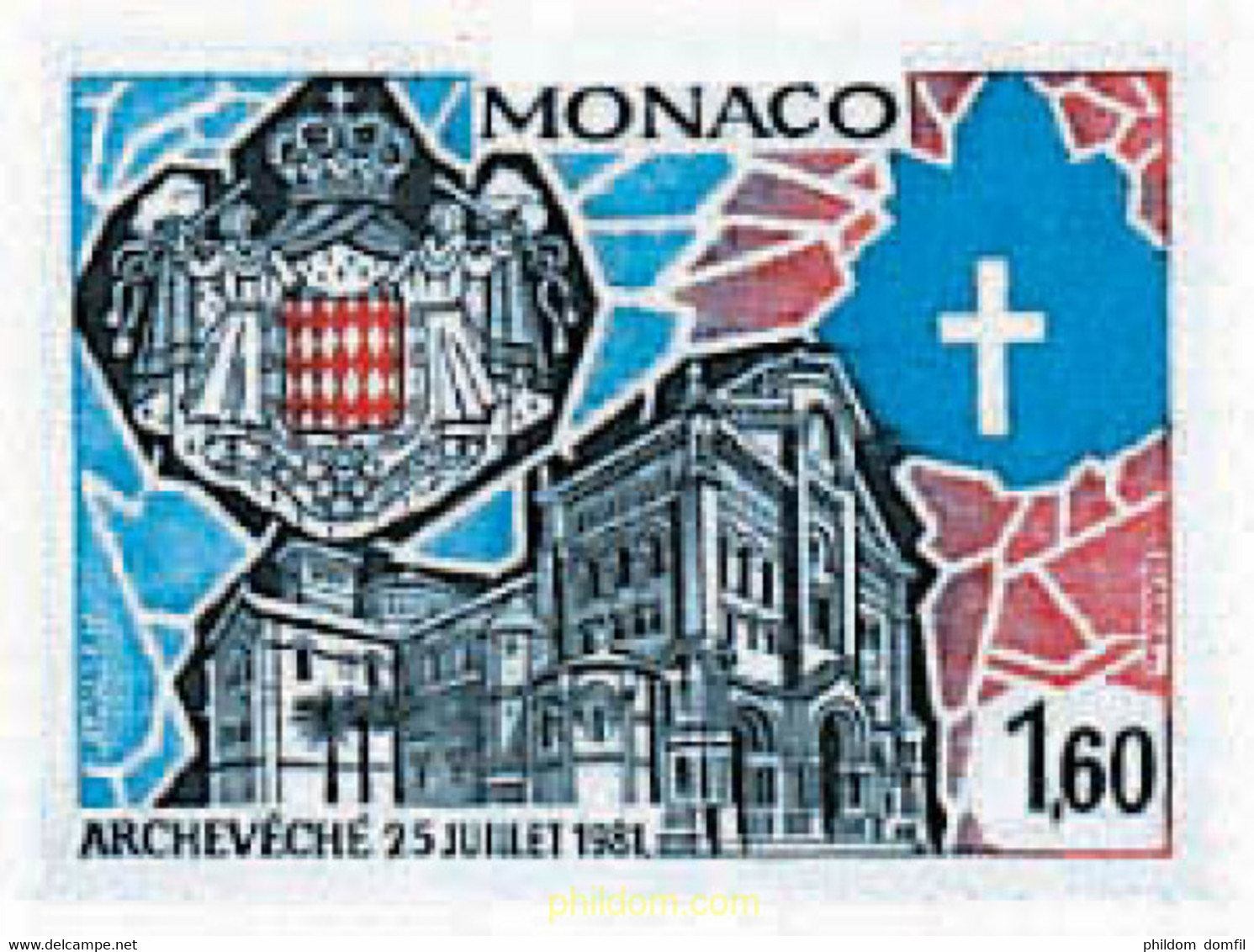 32675 MNH MONACO 1982 ARZOBISPADO DE MONACO - Otros & Sin Clasificación