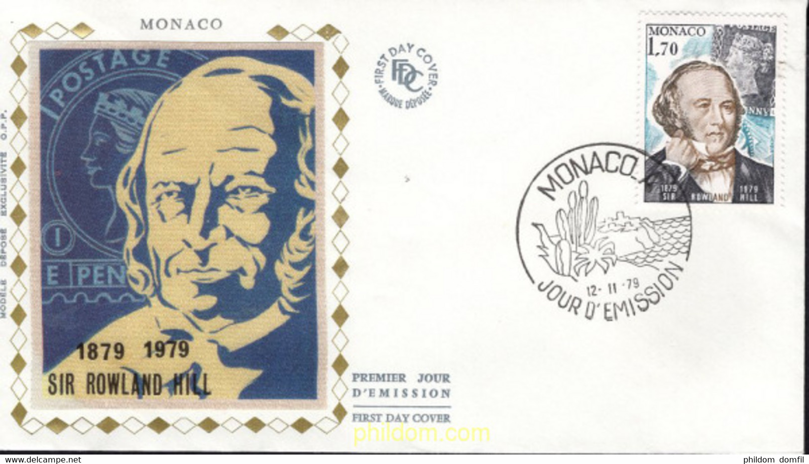 678965 MNH MONACO 1979 CENTENARIO DE LA MUERTE DE SIR ROWLAND HILL - Autres & Non Classés