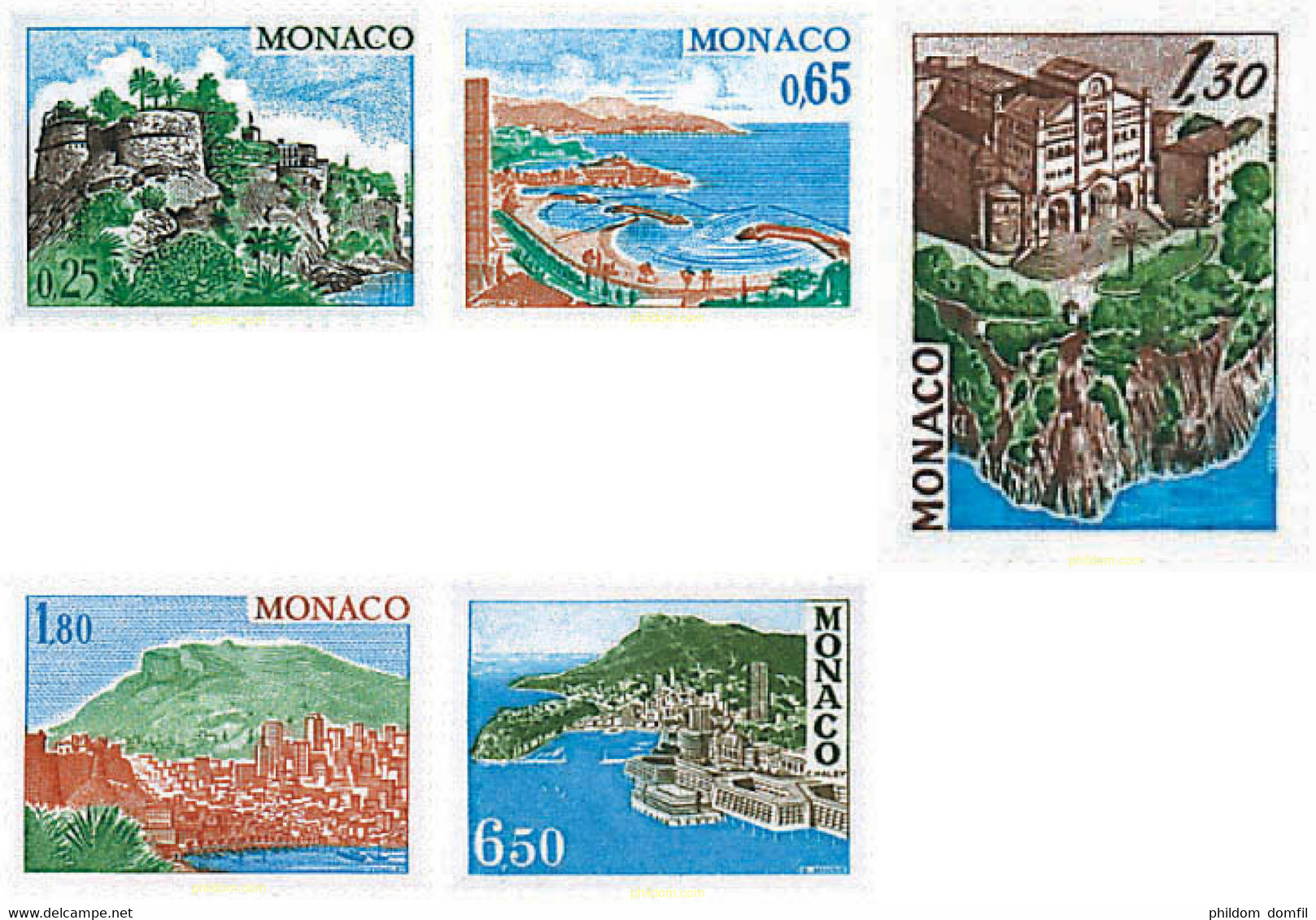 32904 MNH MONACO 1978 VISTAS Y MONUMENTOS - Otros & Sin Clasificación