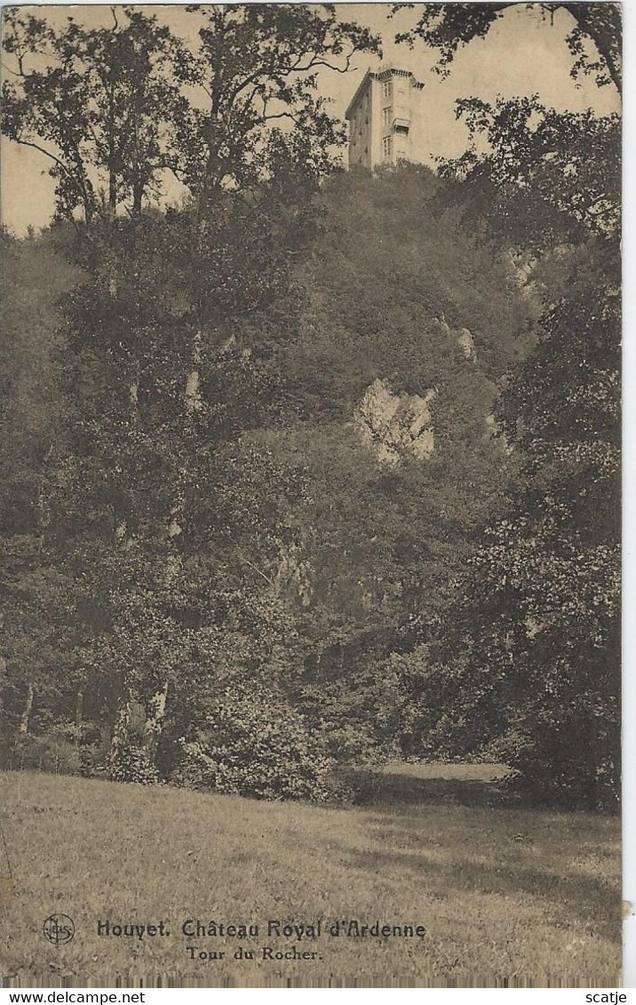 Houyet.   -    Château Royal D'Ardenne.   Tour Du Rocher.   -   1923   Naar   Antwerpen - Houyet