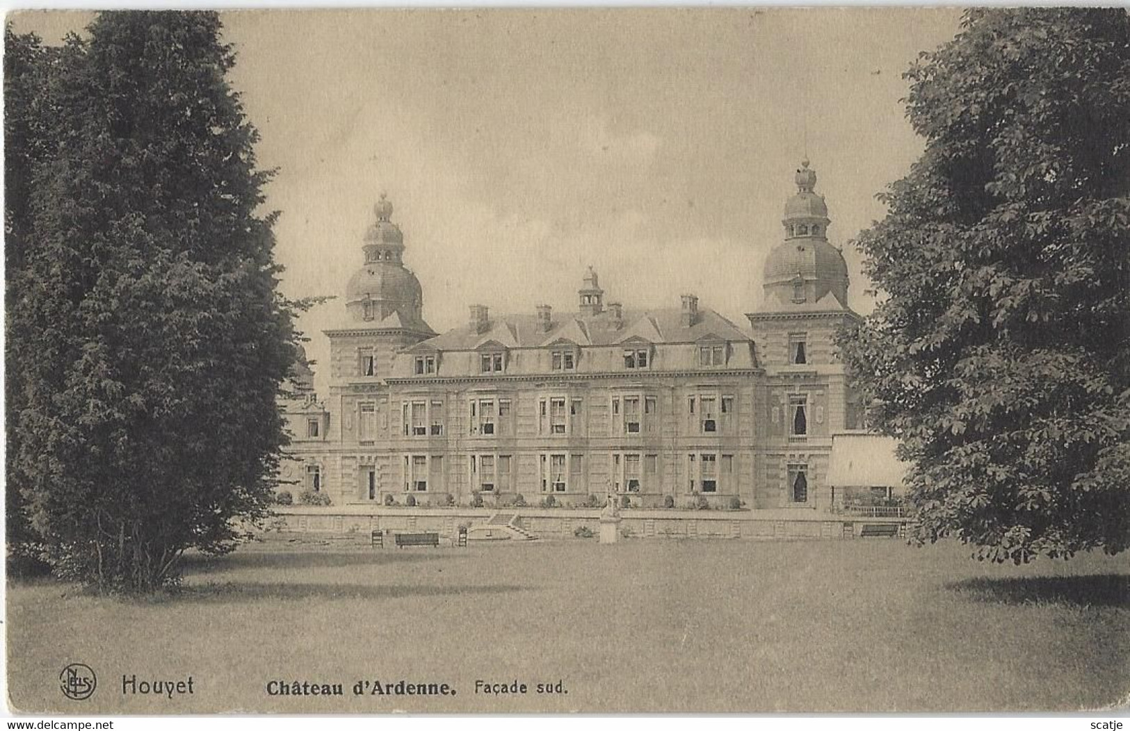 Houyet.   -    Château D'Ardenne   -   1913   Naar   Paris - Houyet